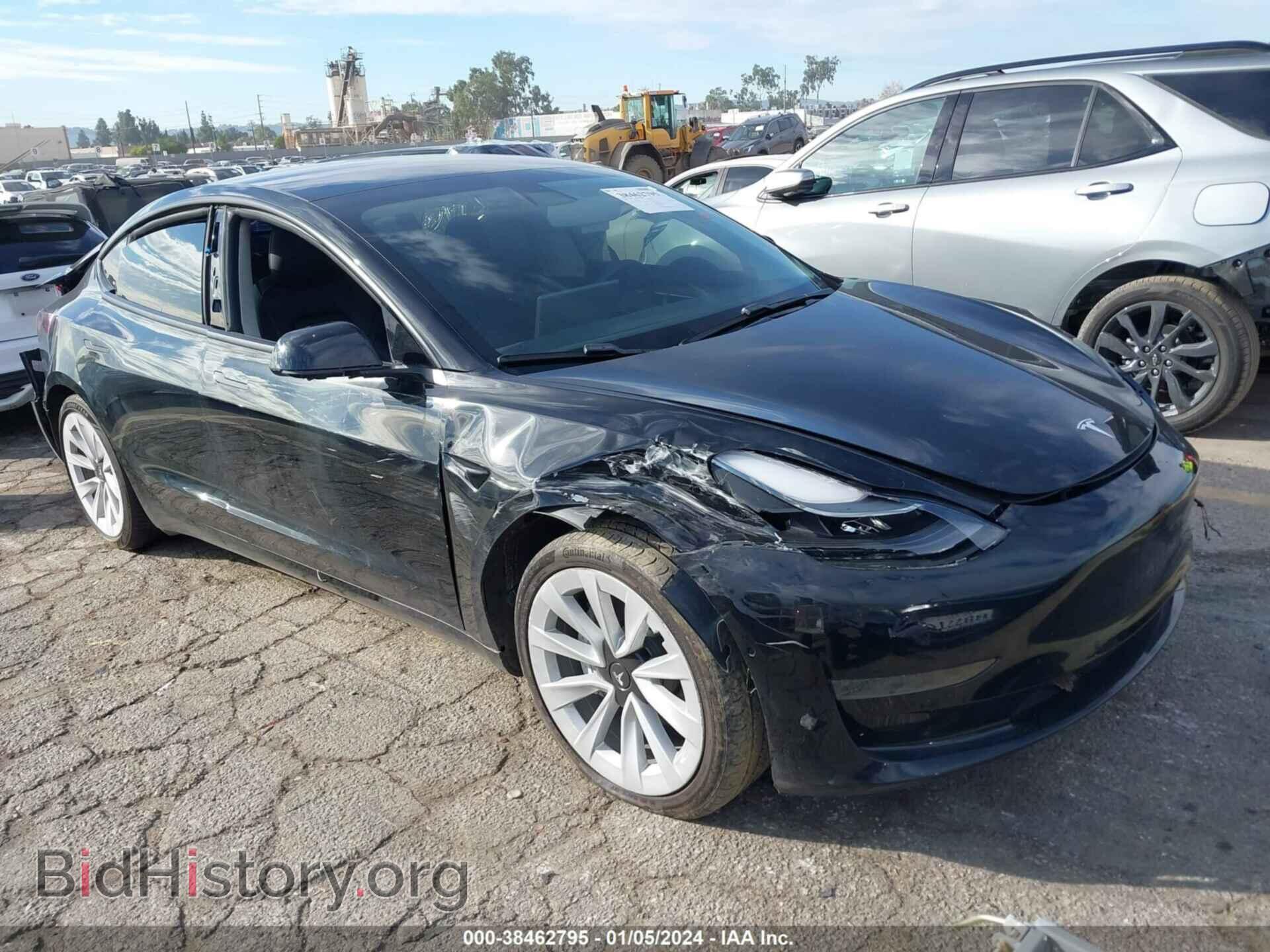 Photo 5YJ3E1EA2MF066594 - TESLA MODEL 3 2021