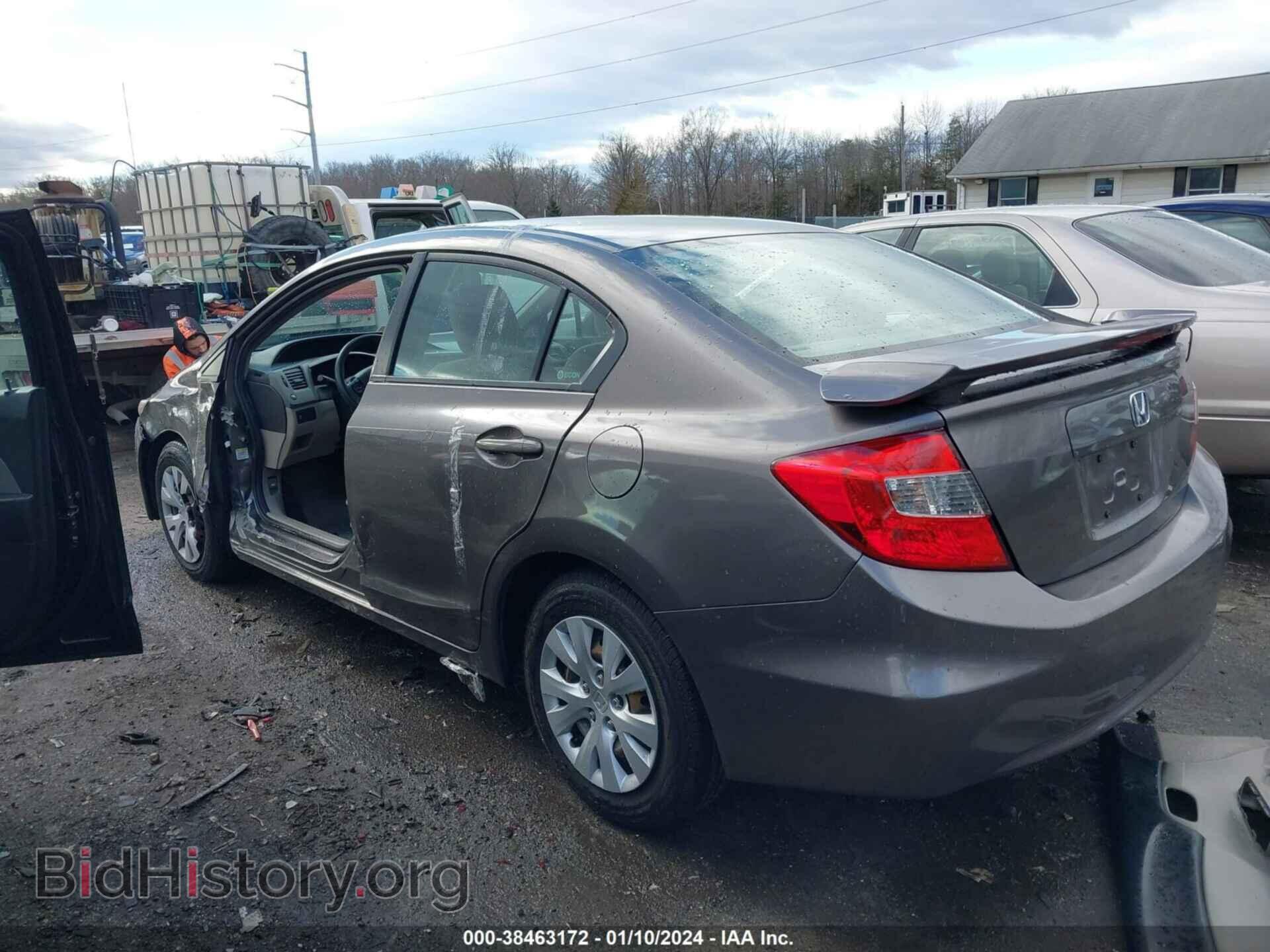 2012 HONDA CIVIC - VIN: 19XFB2F56CE388639 - Фото 3