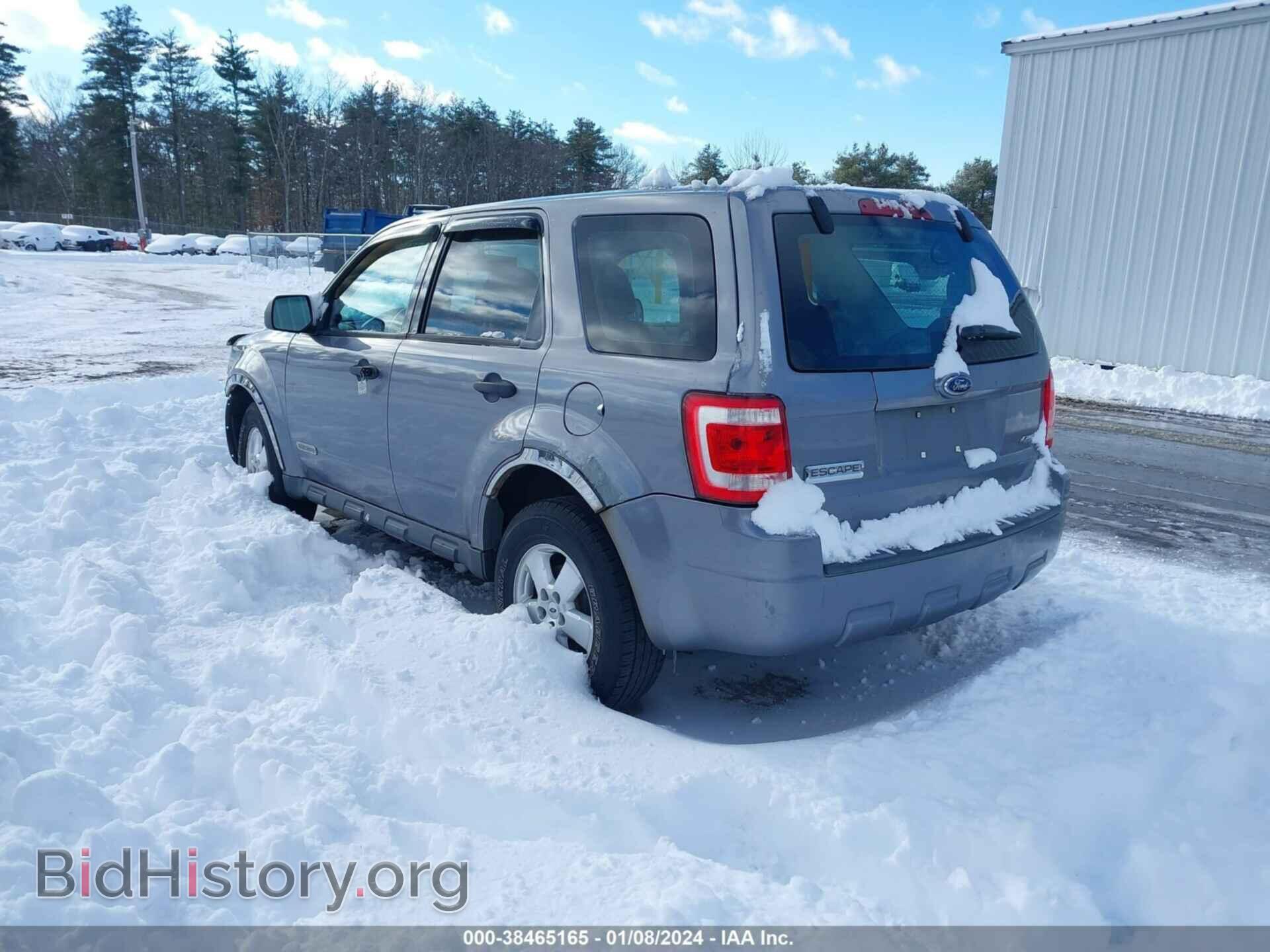 2008 FORD ESCAPE - VIN: 1FMCU92ZX8KB15752 - Фото 3