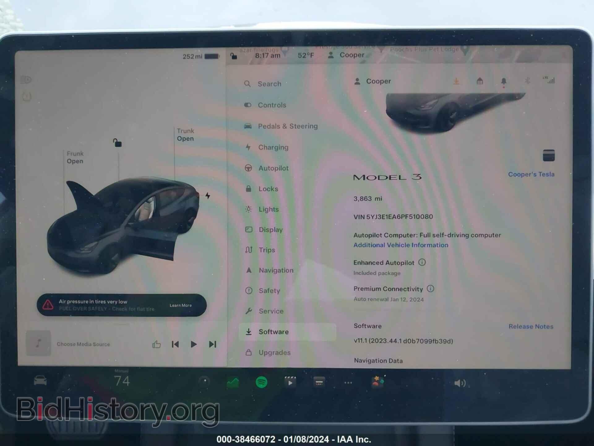 2023 TESLA MODEL 3 - VIN: 5YJ3E1EA6PF510080 - Фото 19