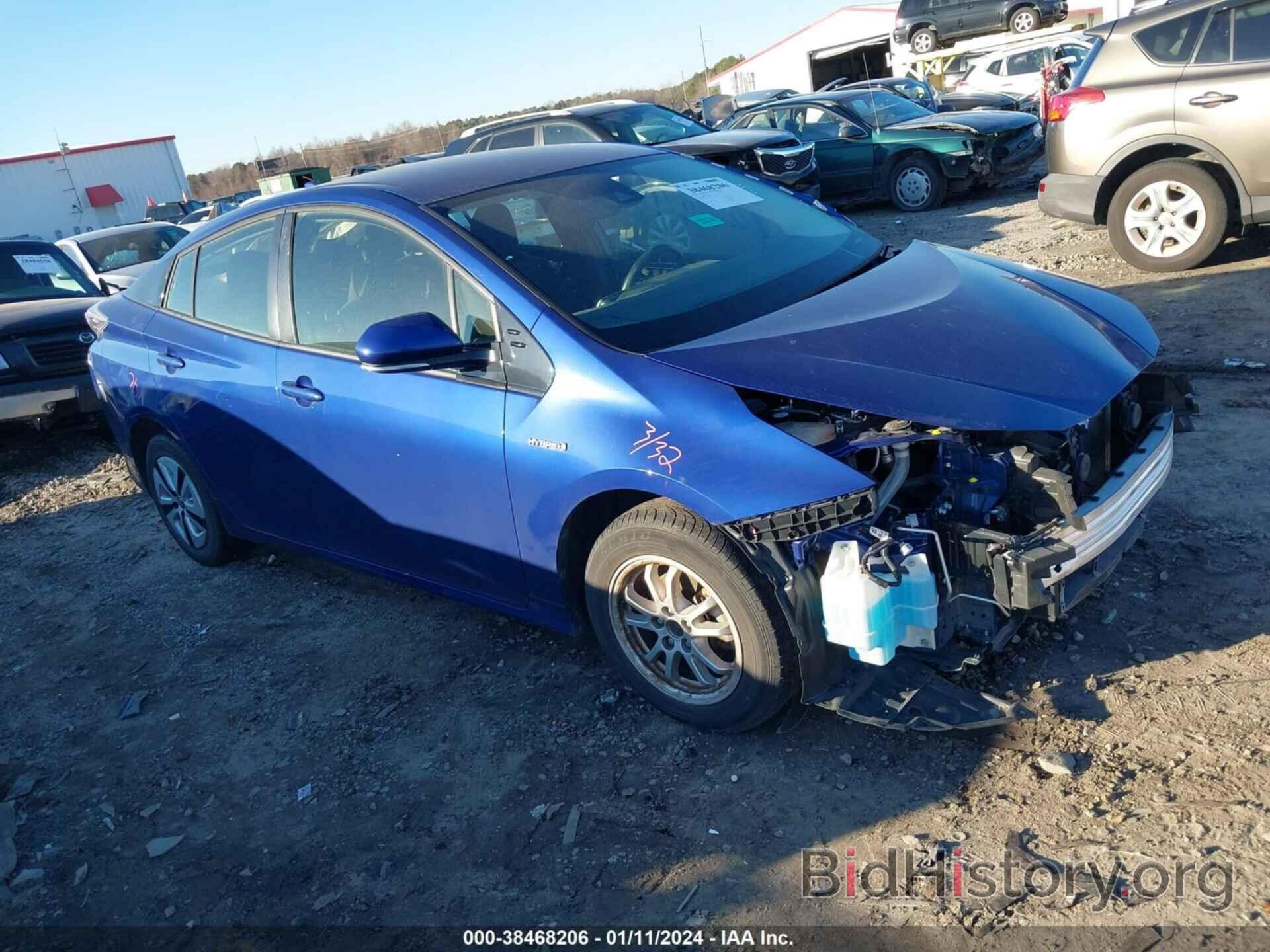 Photo JTDKARFU3J3549390 - TOYOTA PRIUS 2018