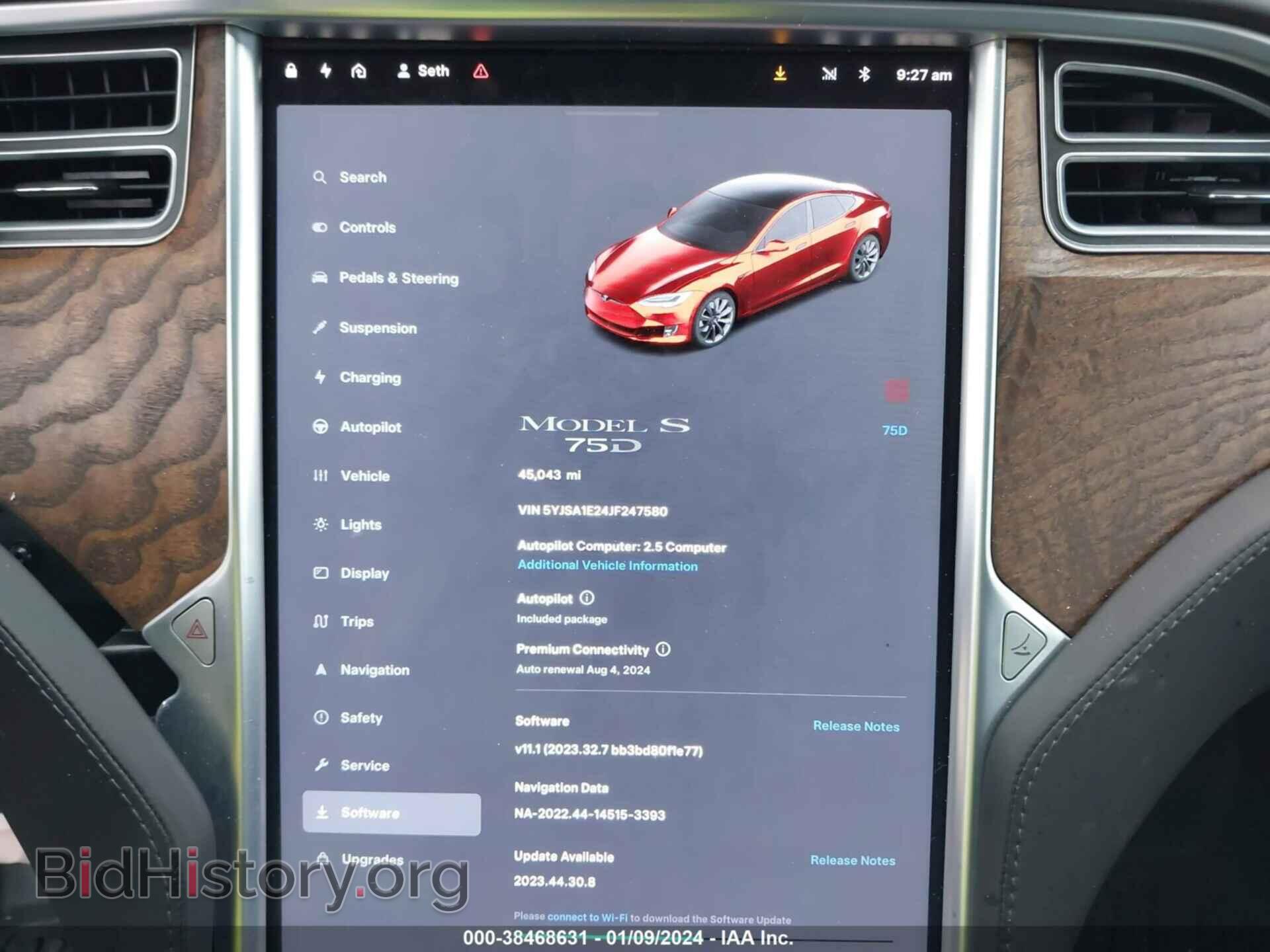 2018 TESLA MODEL S - VIN: 5YJSA1E24JF247580 - Фото 7