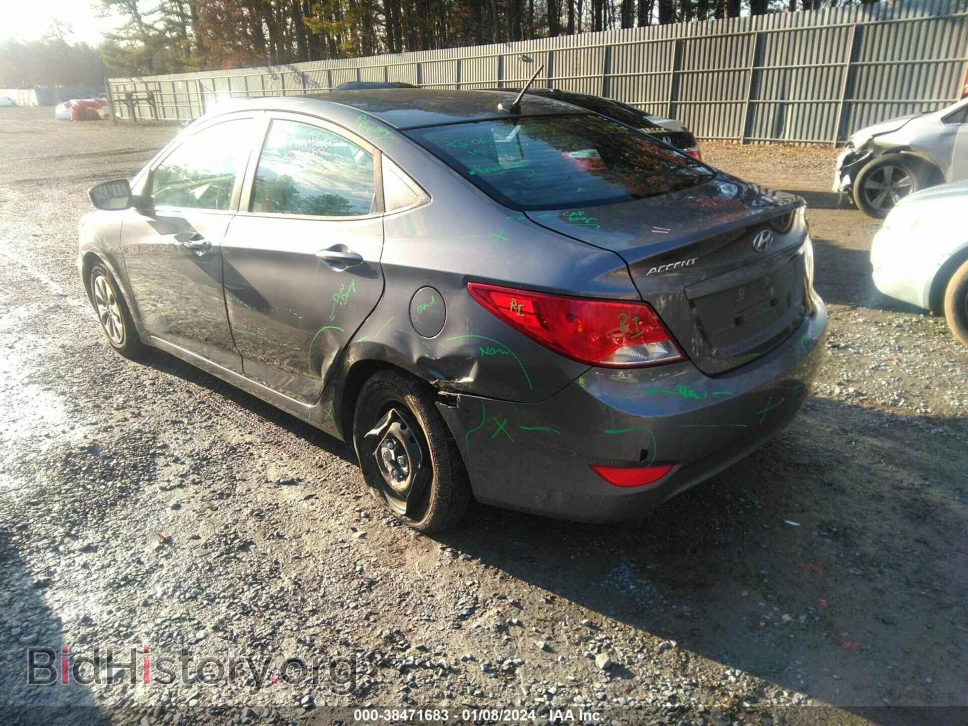 2017 HYUNDAI ACCENT - VIN: KMHCT4AE7HU242595 - Photo 3