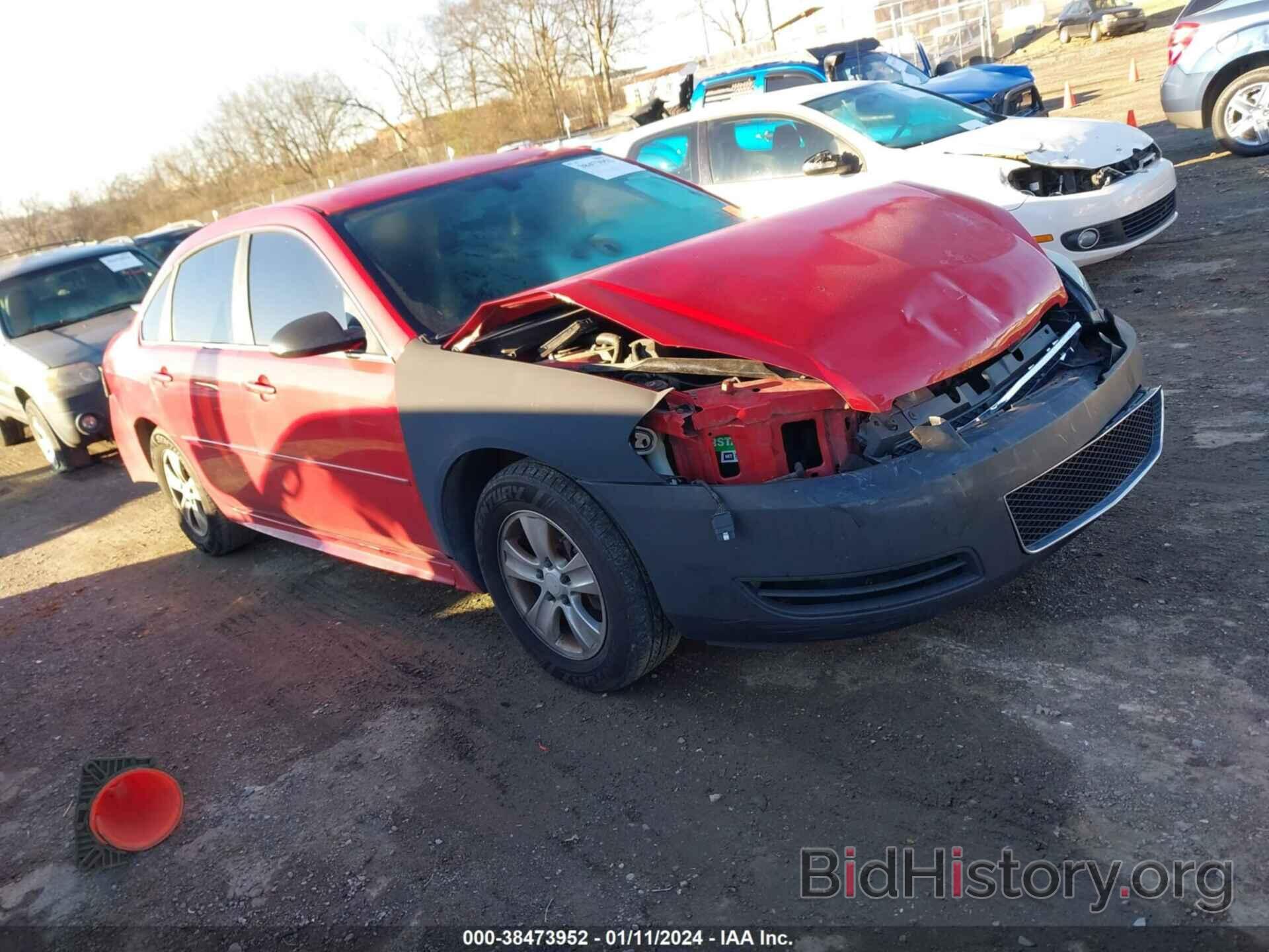 Photo 2G1WF5E33C1209615 - CHEVROLET IMPALA 2012