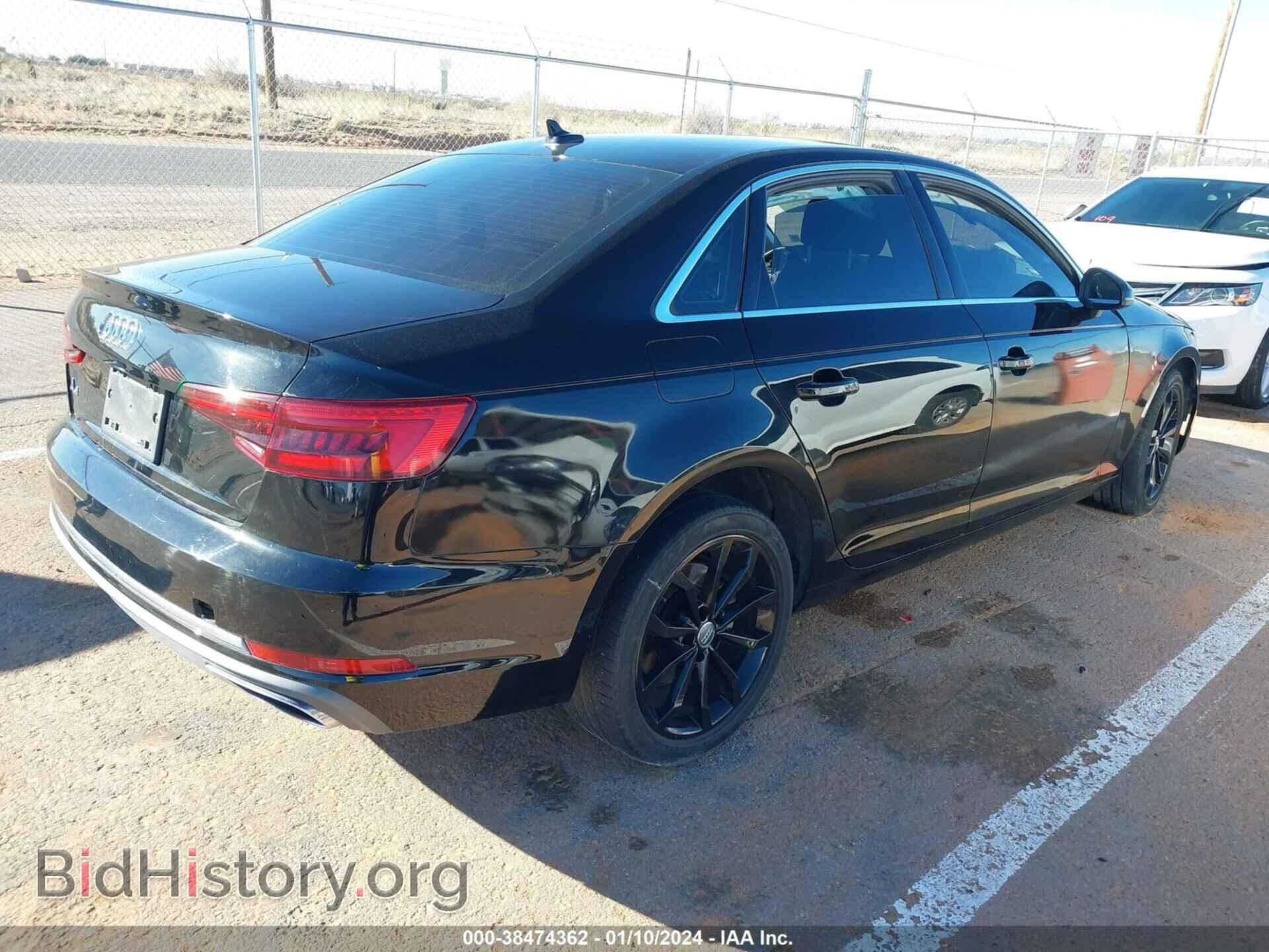 2019 AUDI A4 - VIN: WAUGMAF41KN005164 - Фото 4