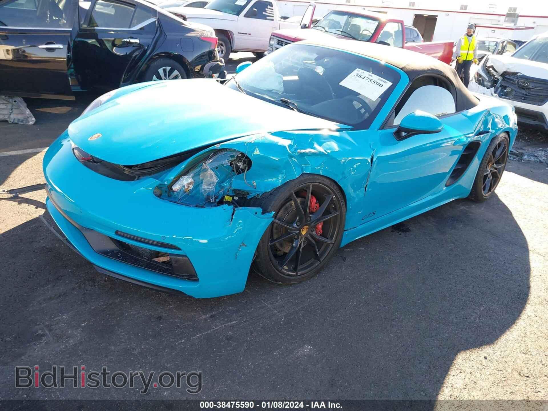 2018 PORSCHE 718 BOXSTER - VIN: WP0CB2A84JS228869 - Фото 2