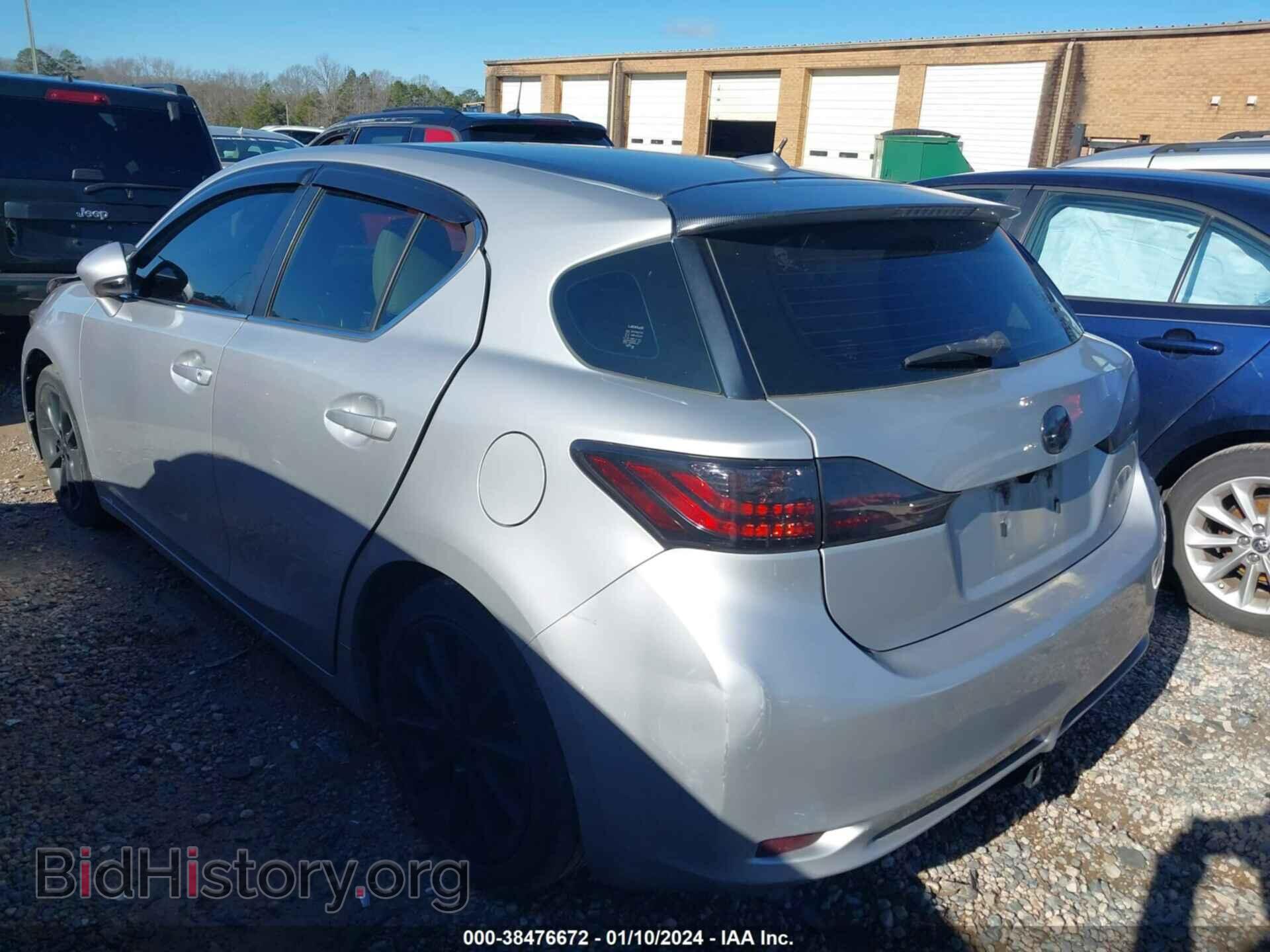 2011 LEXUS CT 200H - VIN: JTHKD5BH0B2046589 - Фото 3