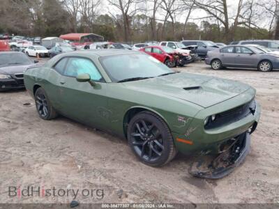 2023 Dodge CHALLENGER SXT, green — VIN 2C3CDZAG9PH655074, IAAI