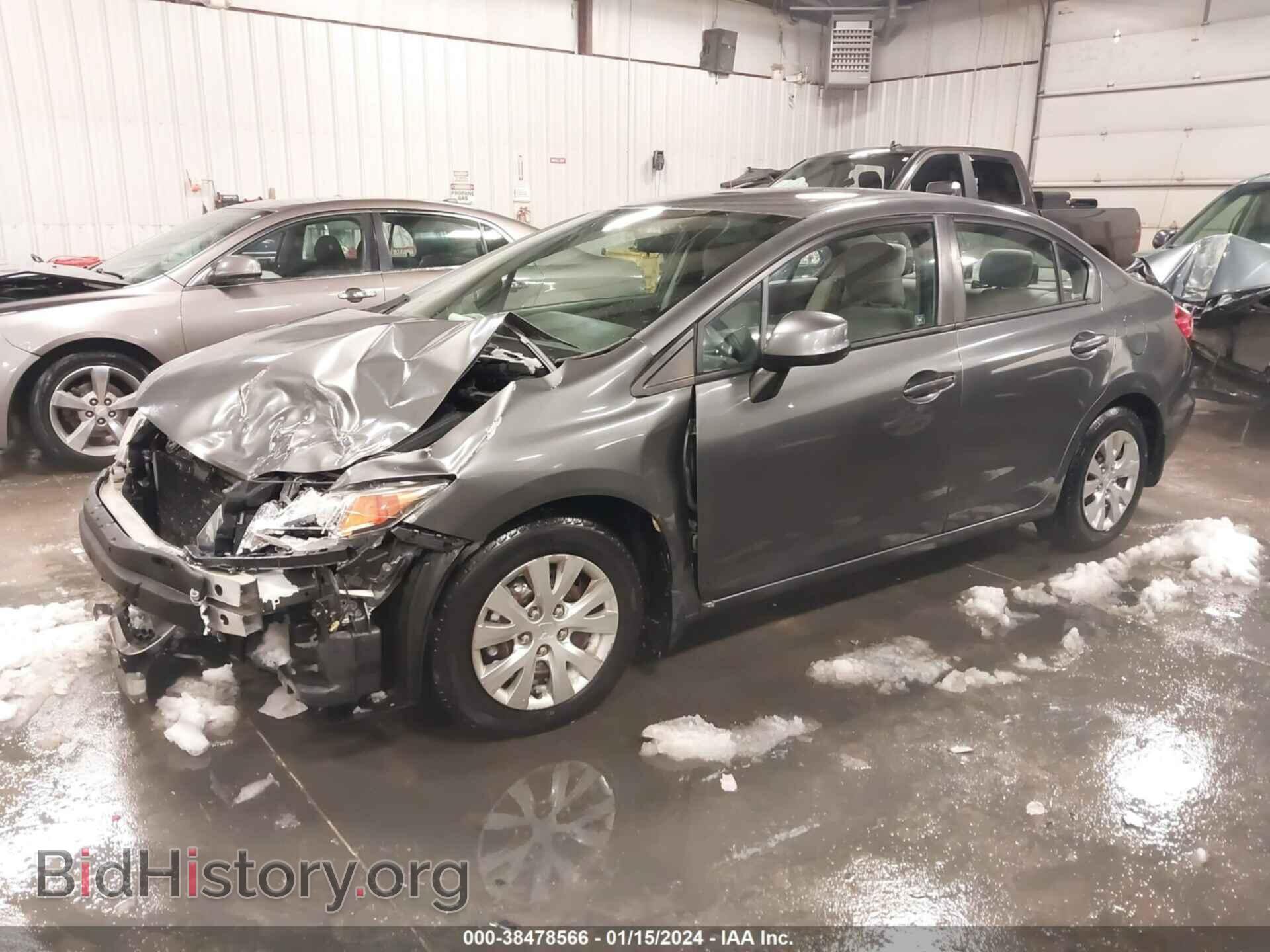 2012 HONDA CIVIC - VIN: 19XFB2F58CE094367 - Photo 2
