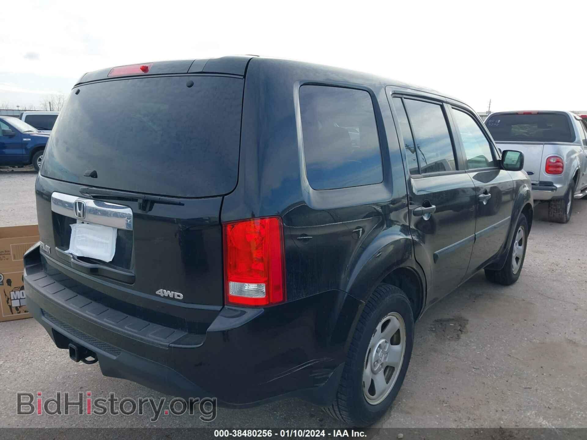 2012 HONDA PILOT - VIN: 5FNYF4H23CB022238 - Фото 4