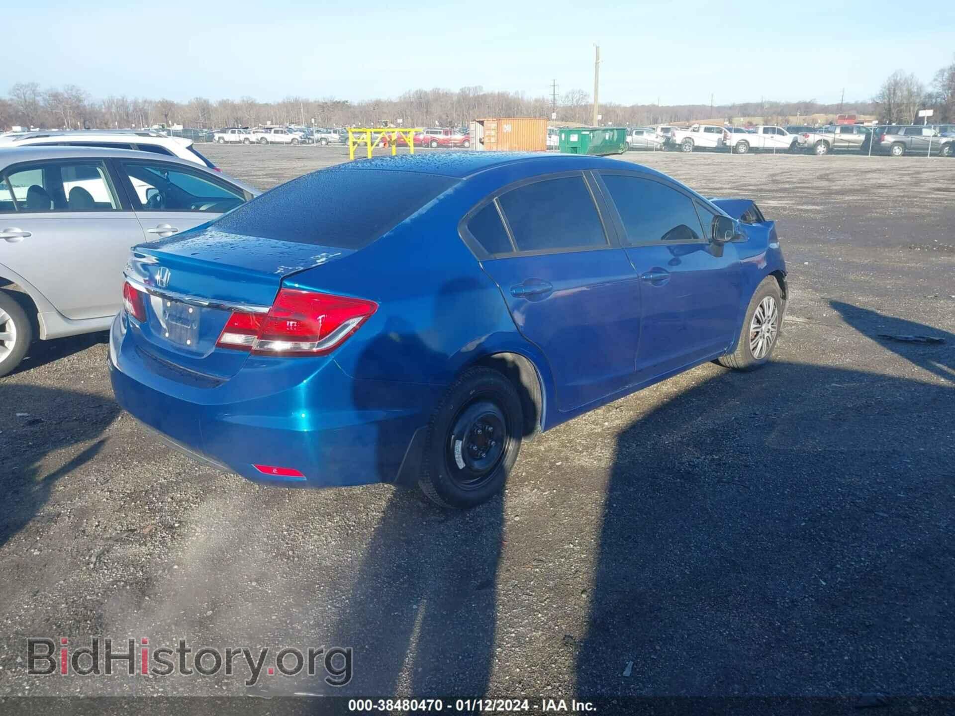 2013 HONDA CIVIC - VIN: 19XFB2F57DE041855 - Фото 4