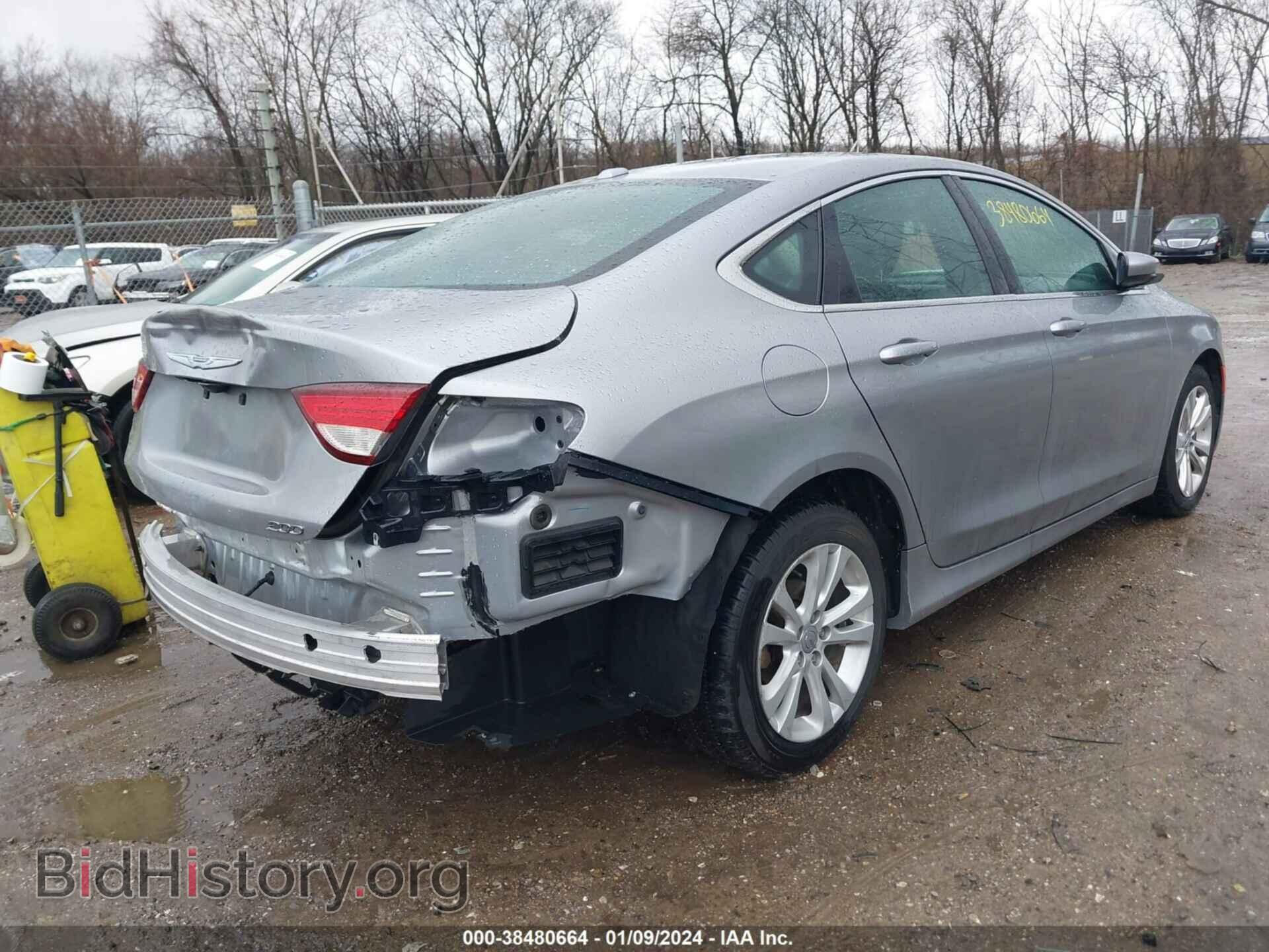2015 CHRYSLER 200 - VIN: 1C3CCCAB6FN503814 - Фото 4