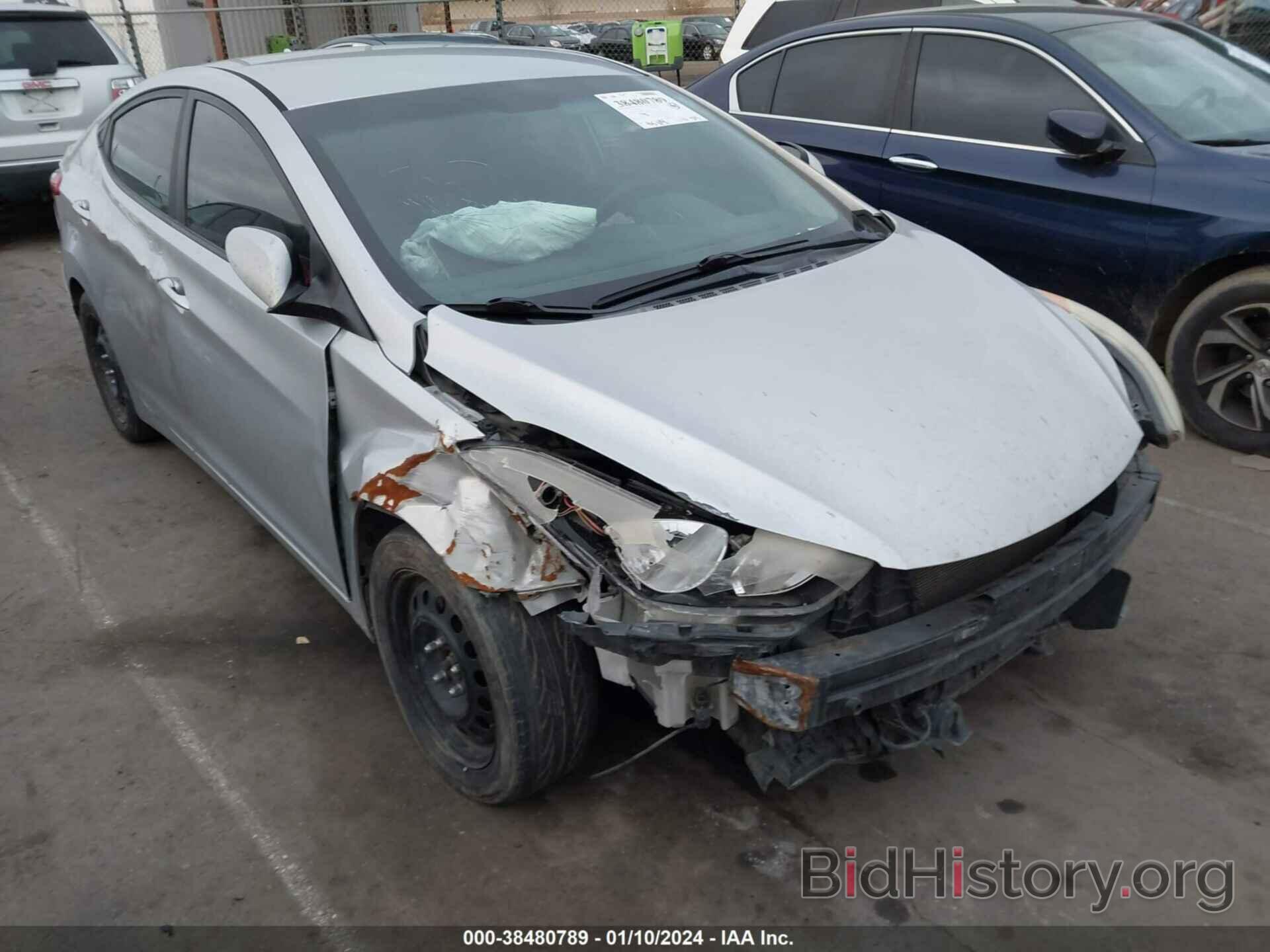 Photo 5NPDH4AE0CH089958 - HYUNDAI ELANTRA 2012