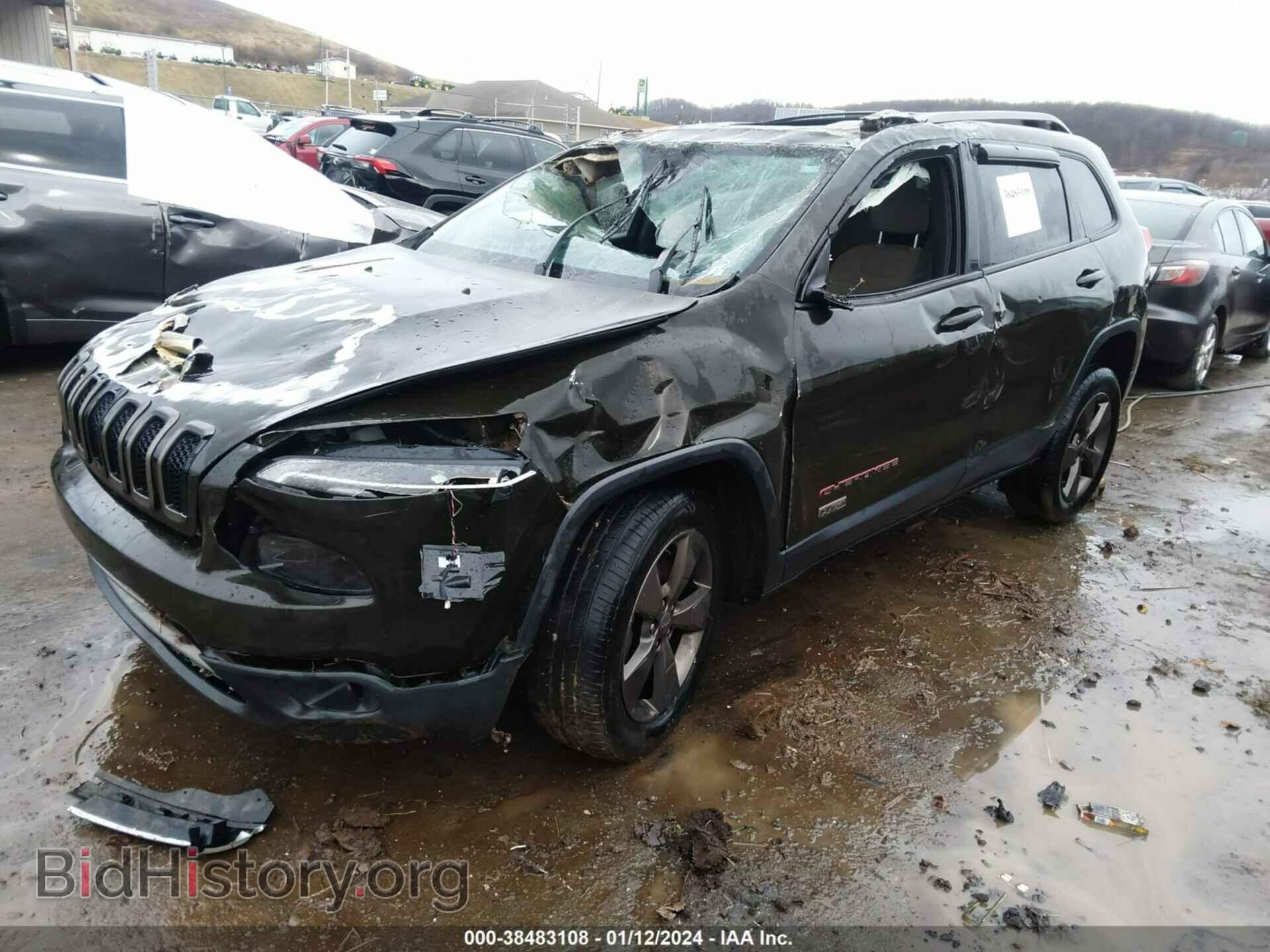 2016 JEEP CHEROKEE - VIN: 1C4PJMCS1GW309743 - Фото 2