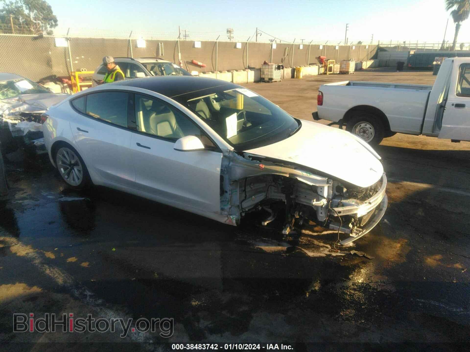 Фотография 5YJ3E1EA5NF128281 - TESLA MODEL 3 2022