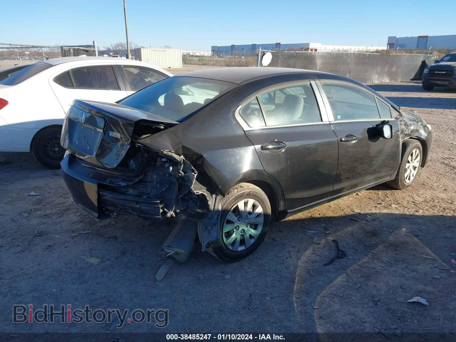 2012 HONDA CIVIC - VIN: 19XFB2F5XCE073908 - Фото 4