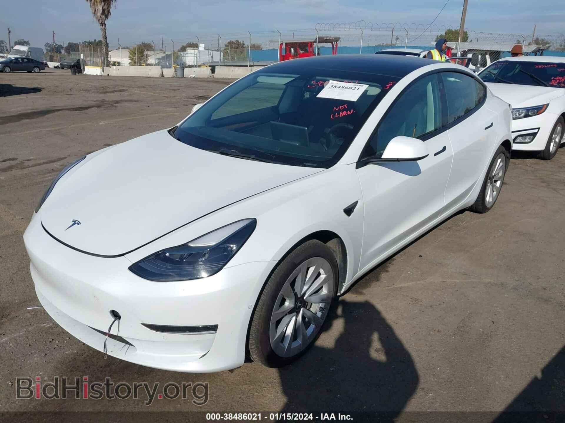 2021 TESLA MODEL 3 - VIN: 5YJ3E1EB4MF101094 - Фото 2