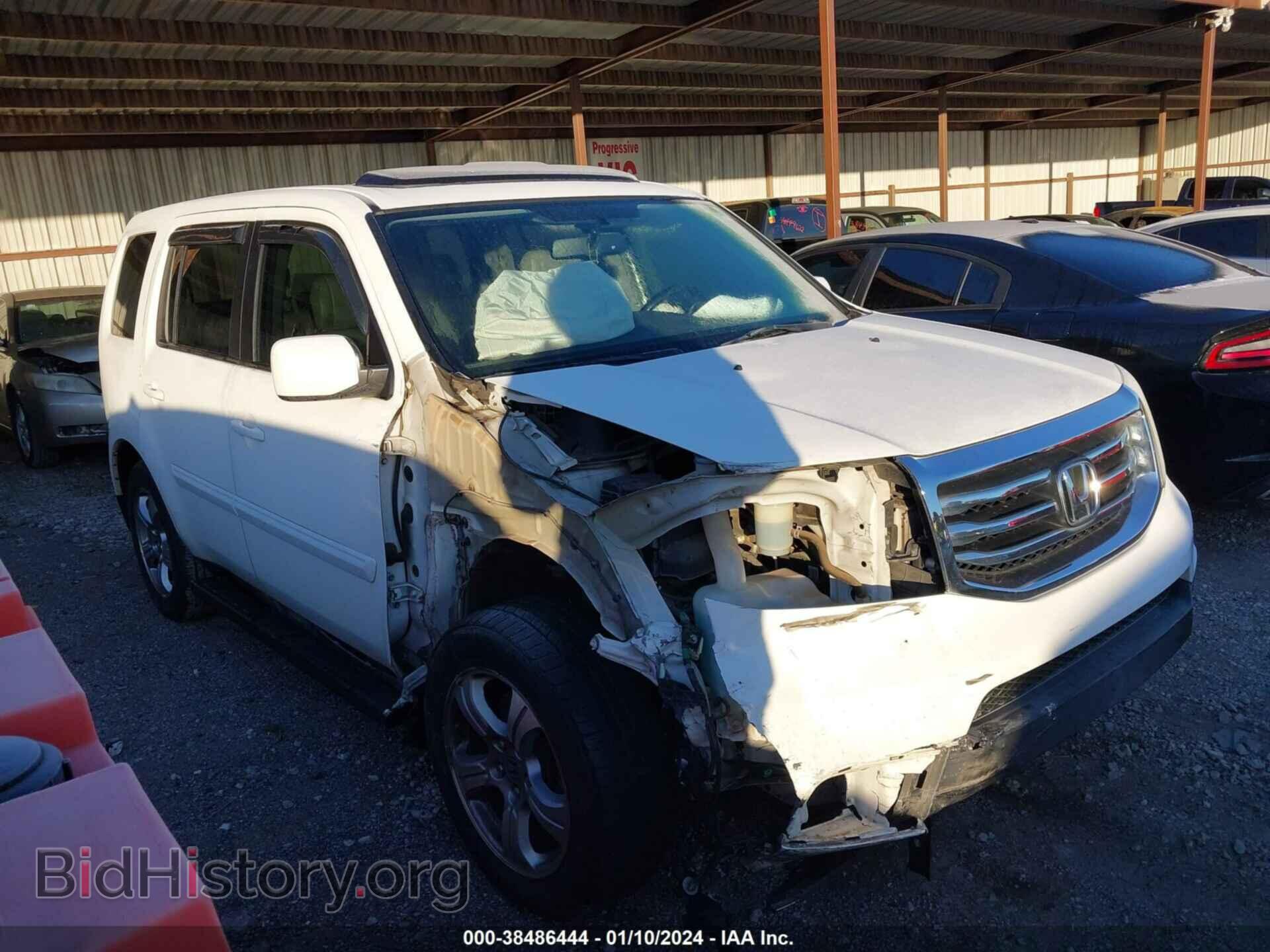 Фотография 5FNYF4H50DB021883 - HONDA PILOT 2013