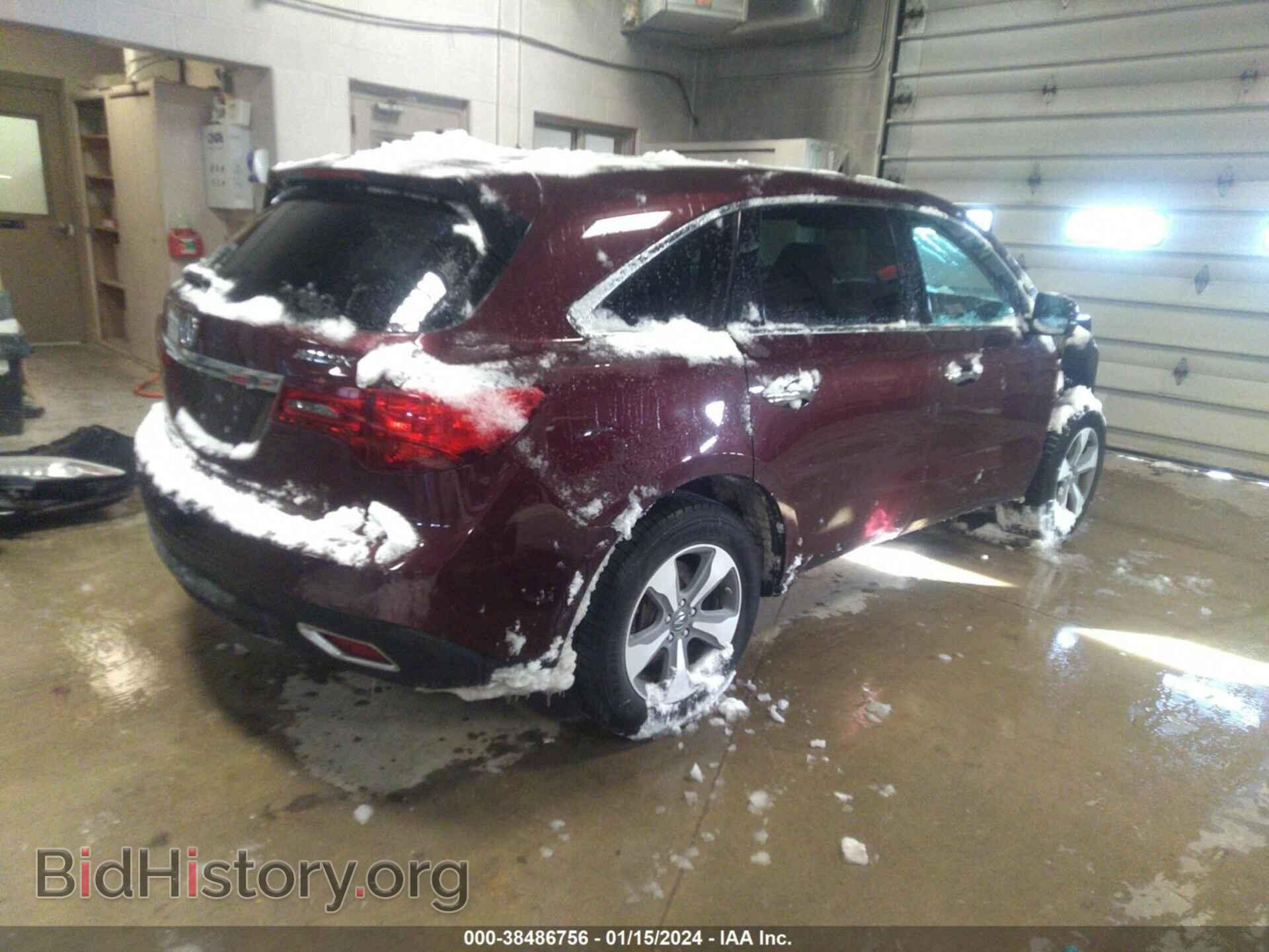 2014 ACURA MDX - VIN: 5FRYD3H29EB011150 - Фото 4