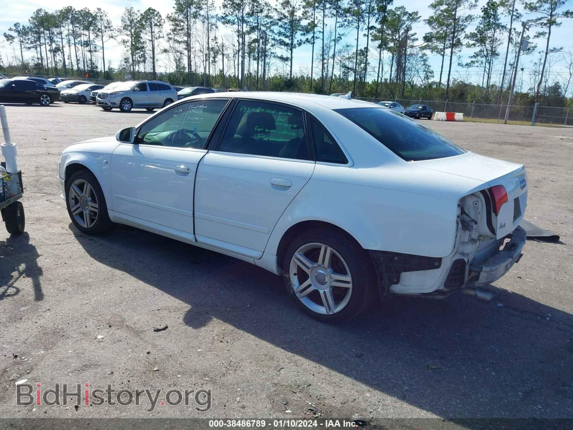 2008 AUDI A4 - VIN: WAUDF78E28A011836 - Фото 3