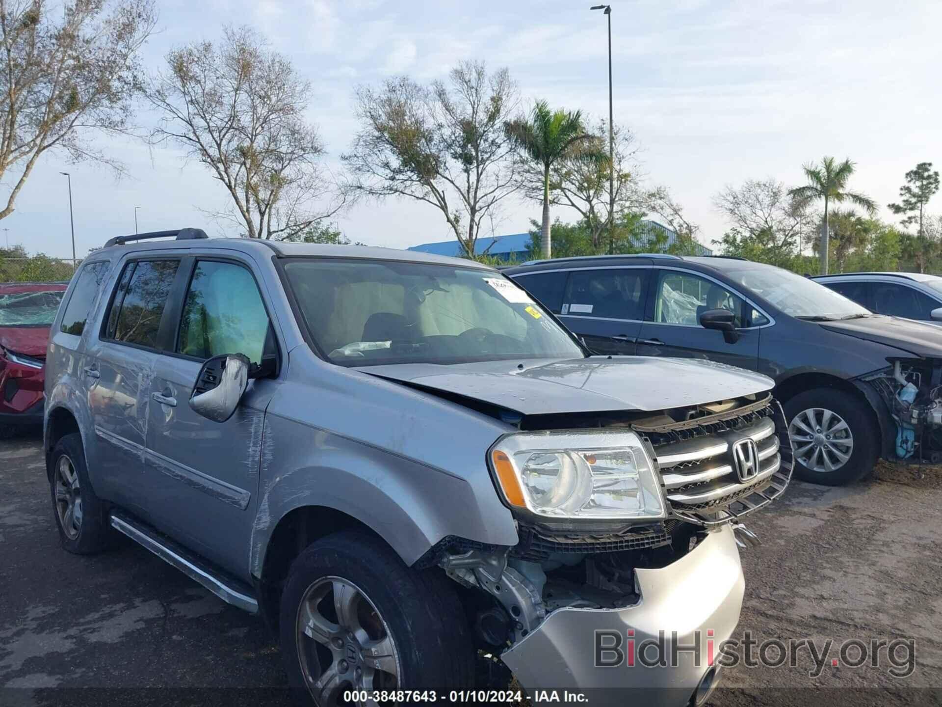 Photo 5FNYF3H54DB043587 - HONDA PILOT 2013