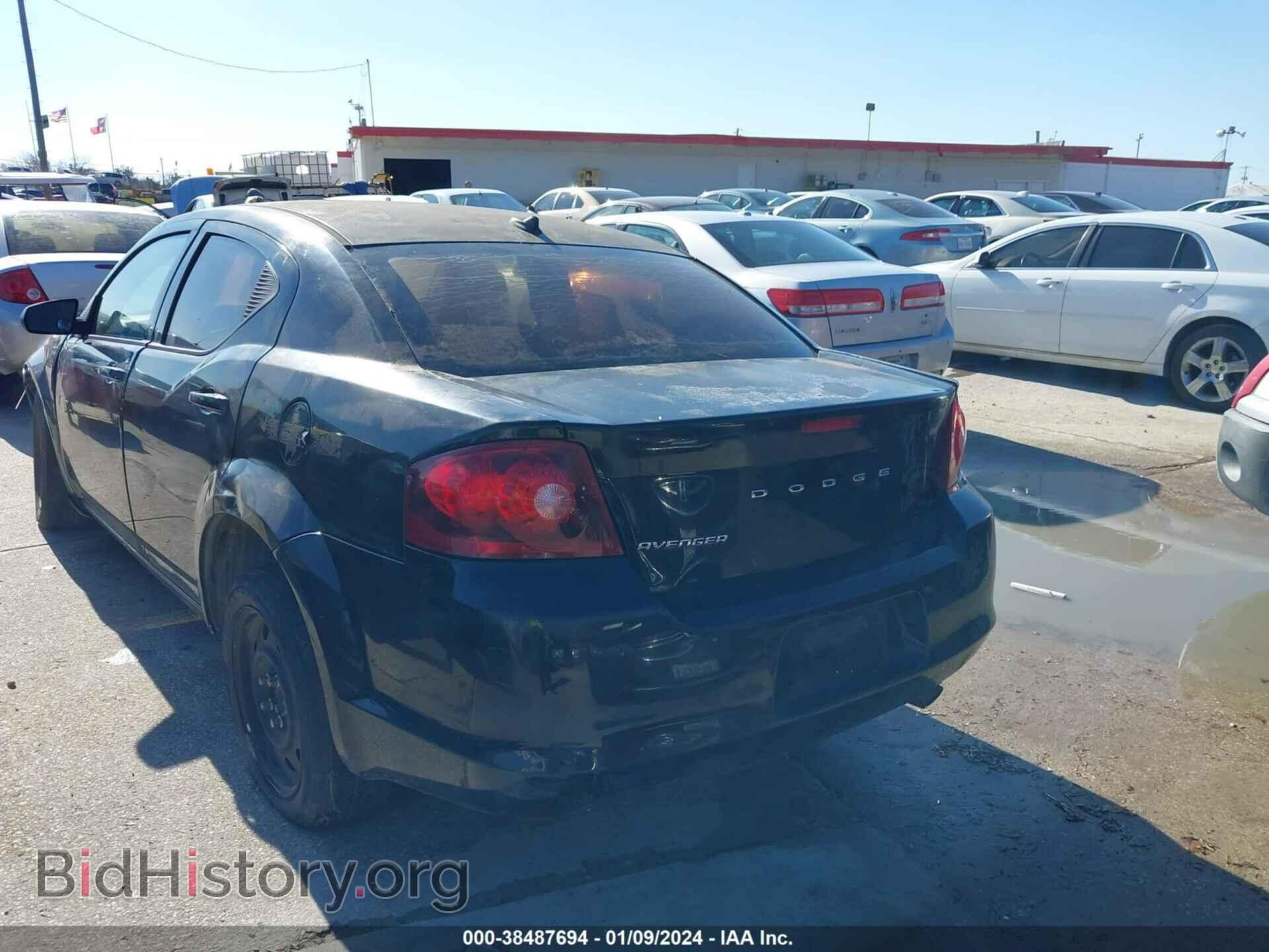 2013 DODGE AVENGER - VIN: 1C3CDZAB7DN568345 - Фото 3
