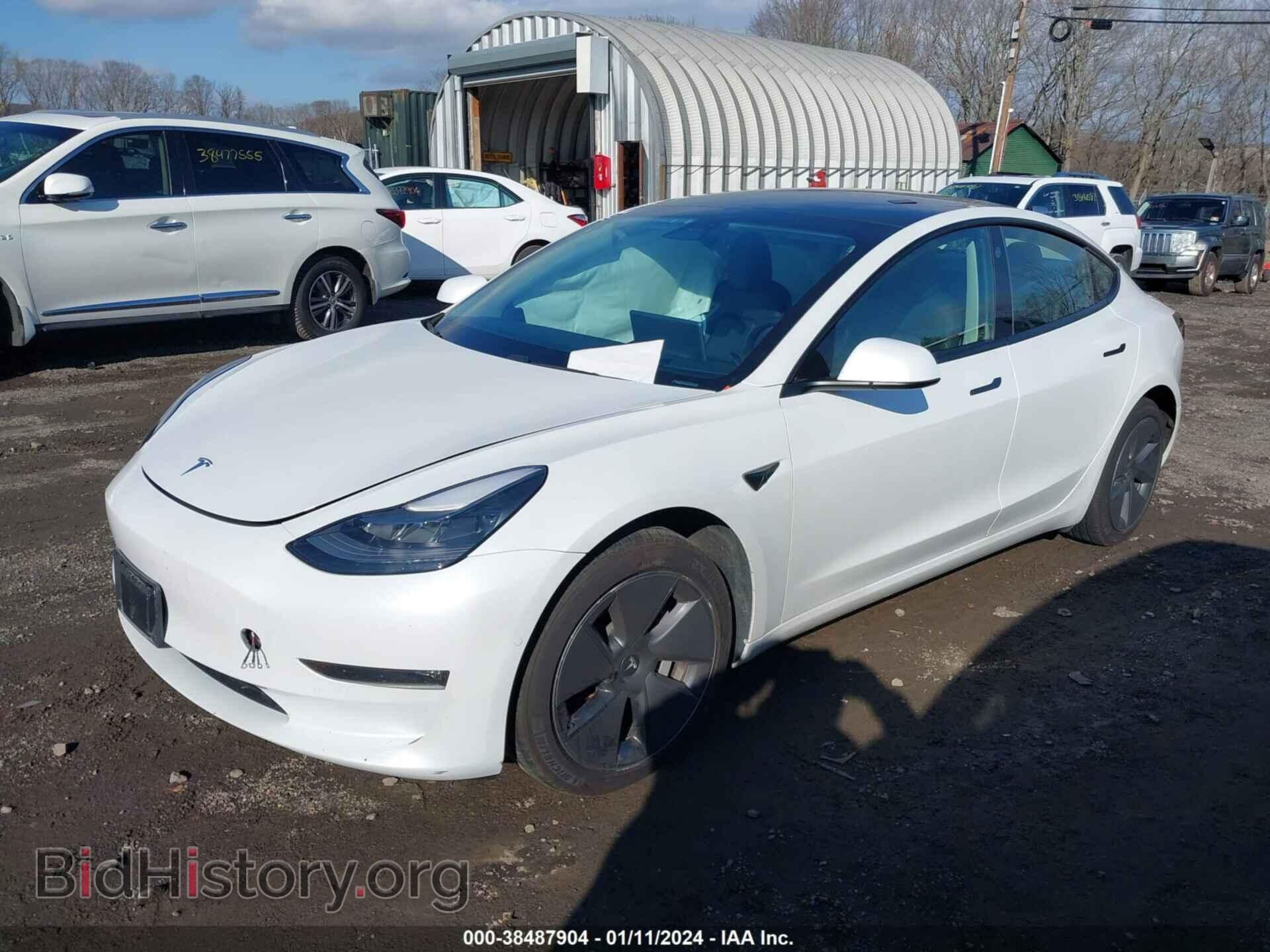2021 TESLA MODEL 3 - VIN: 5YJ3E1EBXMF055240 - Фото 2