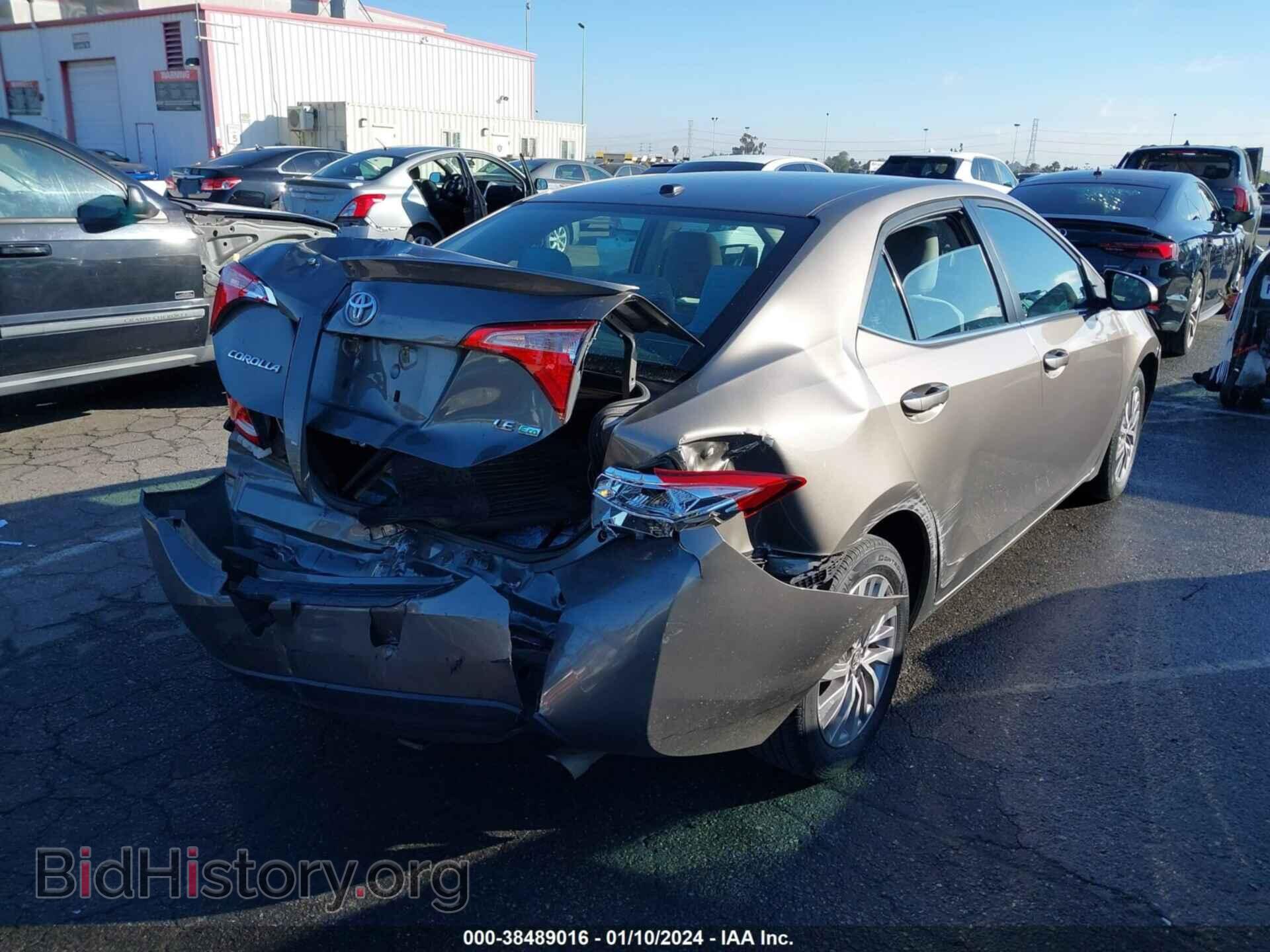 2017 TOYOTA COROLLA - VIN: 2T1BPRHE9HC802489 - Фото 4