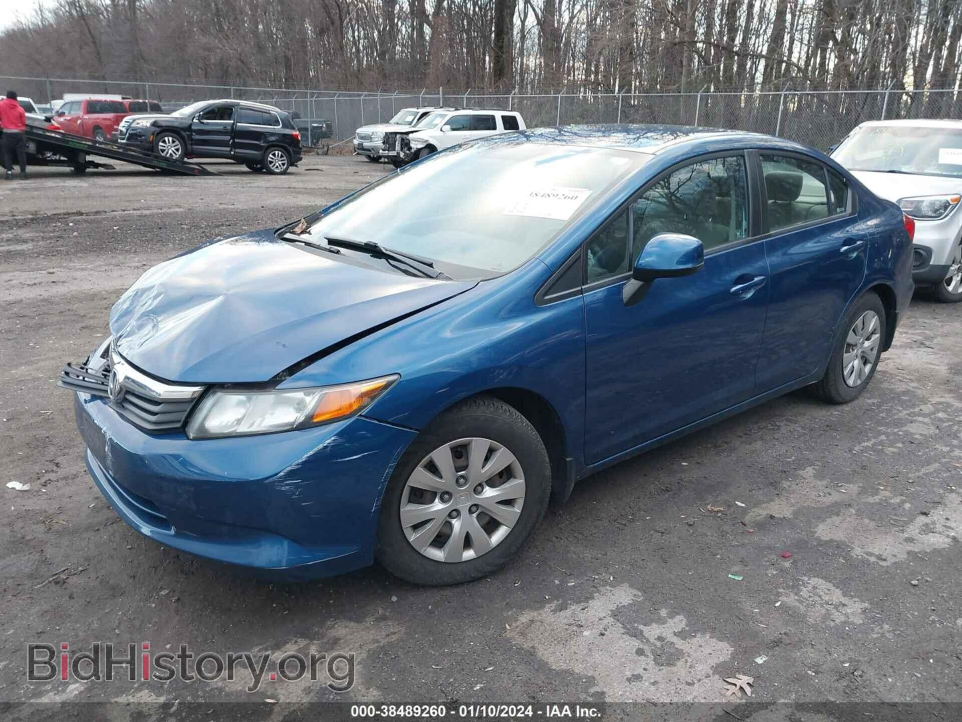 2012 HONDA CIVIC - VIN: 19XFB2F58CE334582 - Фото 2