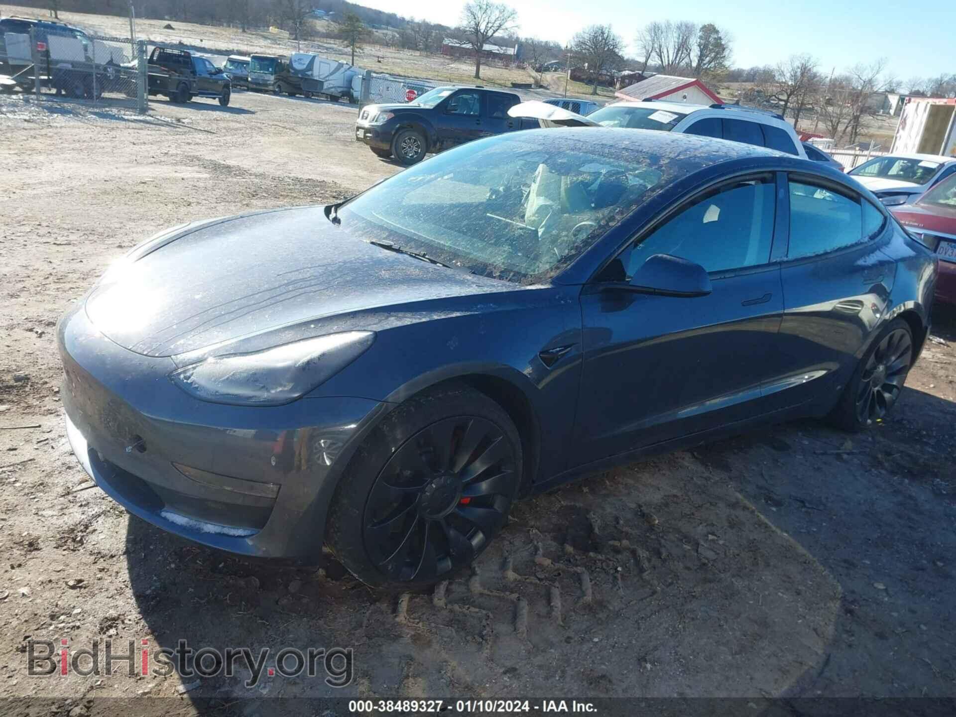 2022 TESLA MODEL 3 - VIN: 5YJ3E1EC9NF358147 - Фото 2