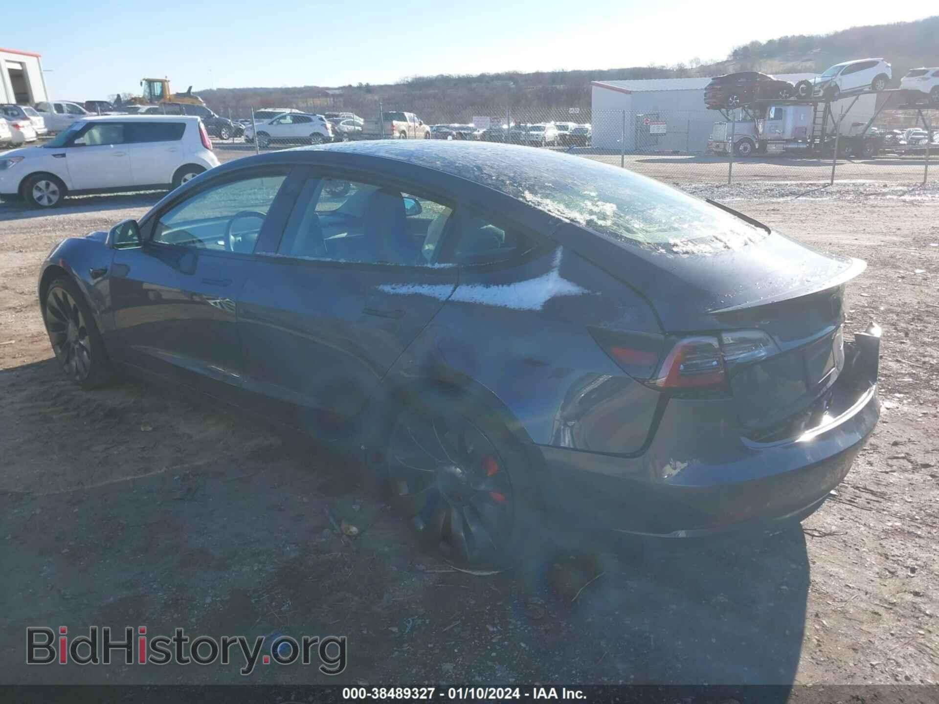 2022 TESLA MODEL 3 - VIN: 5YJ3E1EC9NF358147 - Фото 3