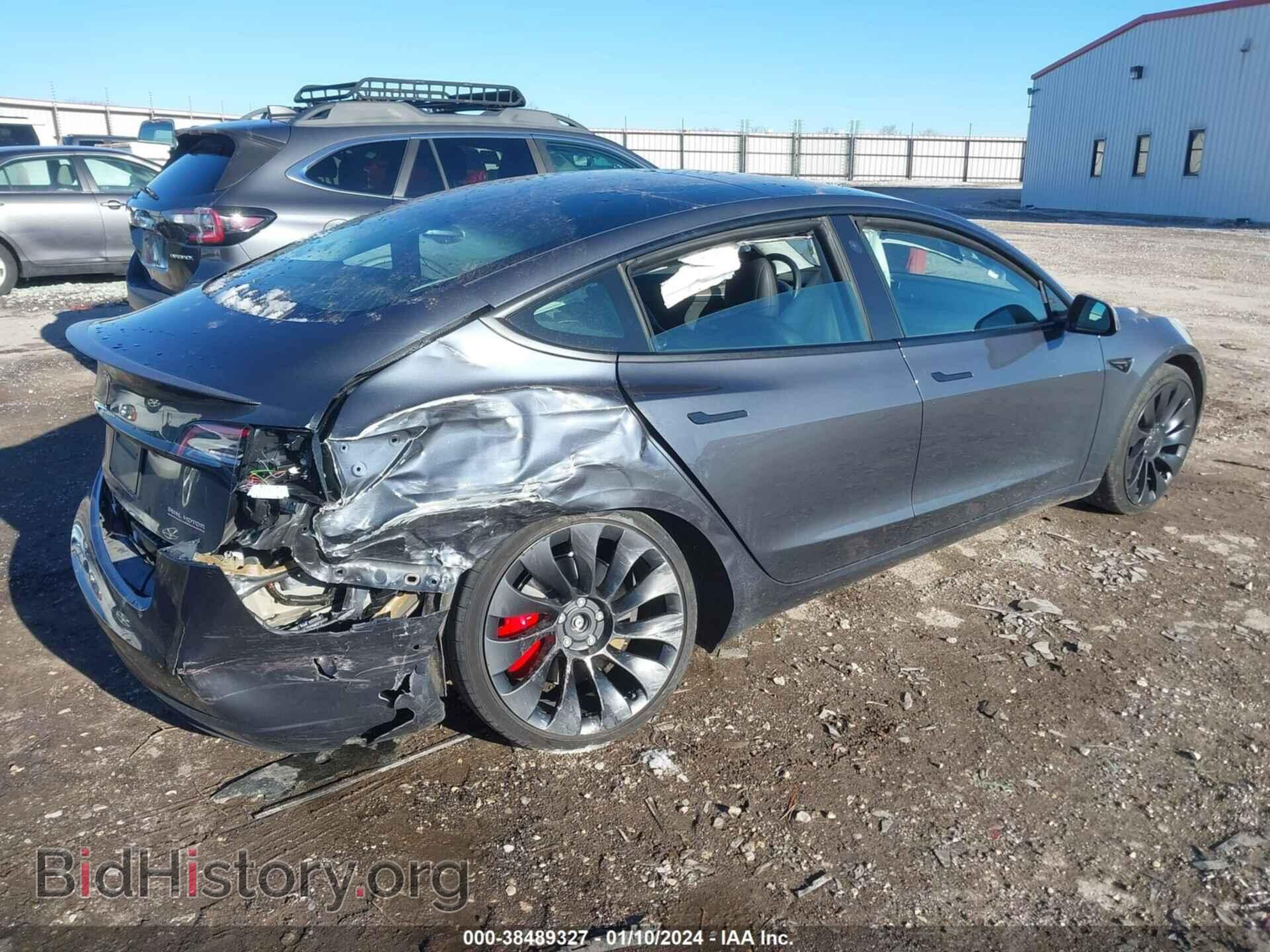 2022 TESLA MODEL 3 - VIN: 5YJ3E1EC9NF358147 - Фото 4
