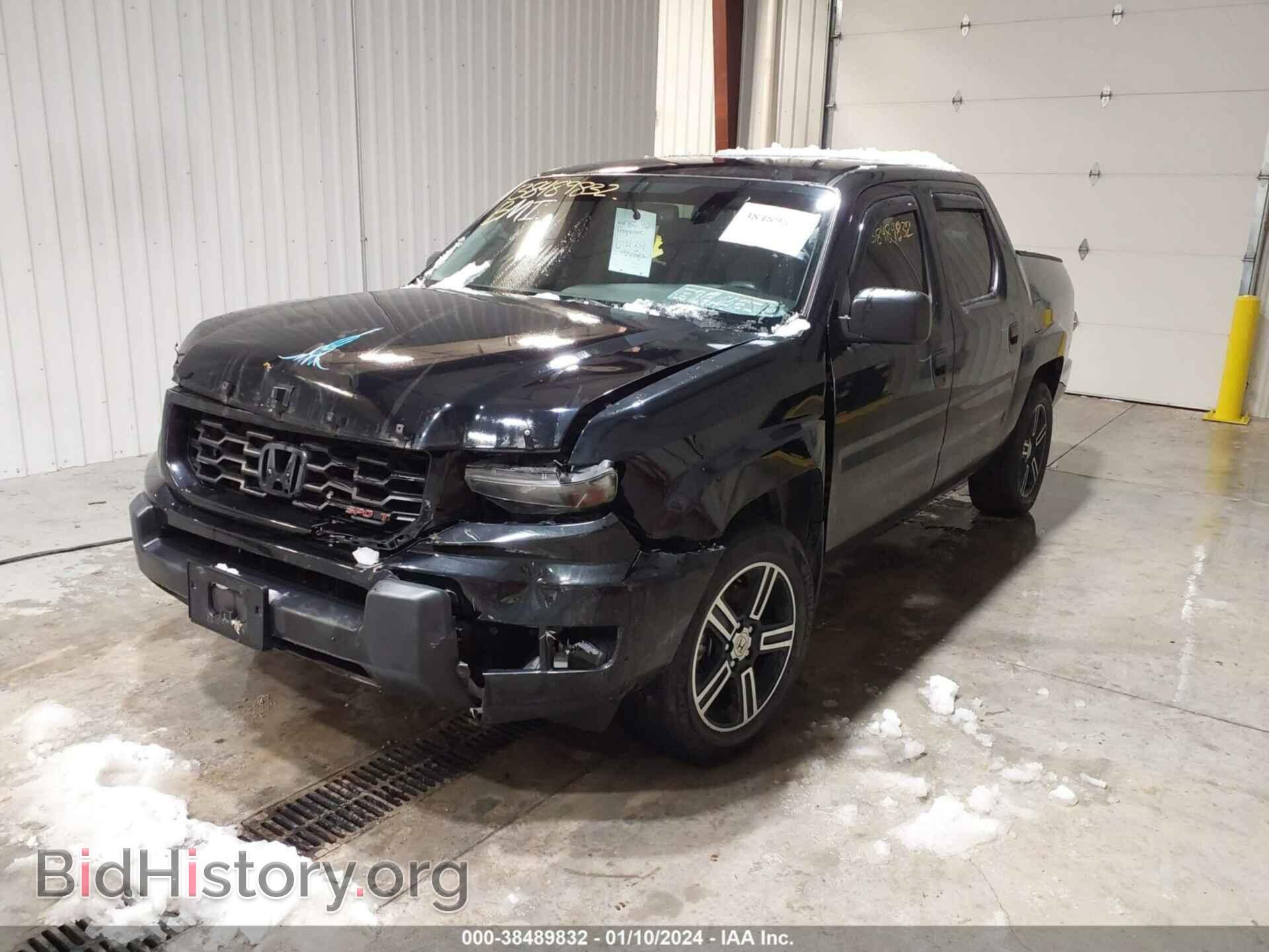 2014 HONDA RIDGELINE - VIN: 5FPYK1F72EB011489 - Фото 2