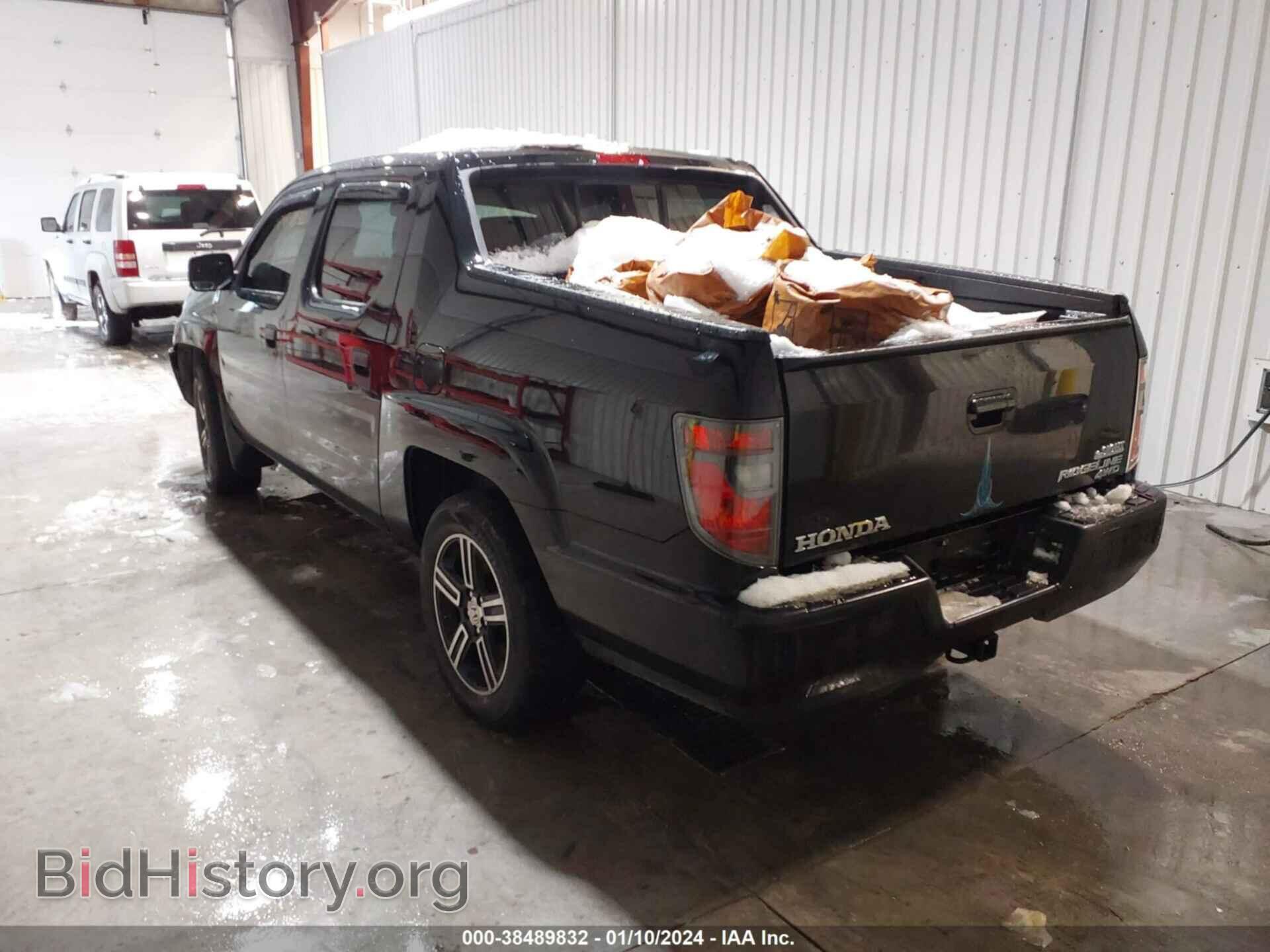 2014 HONDA RIDGELINE - VIN: 5FPYK1F72EB011489 - Фото 3