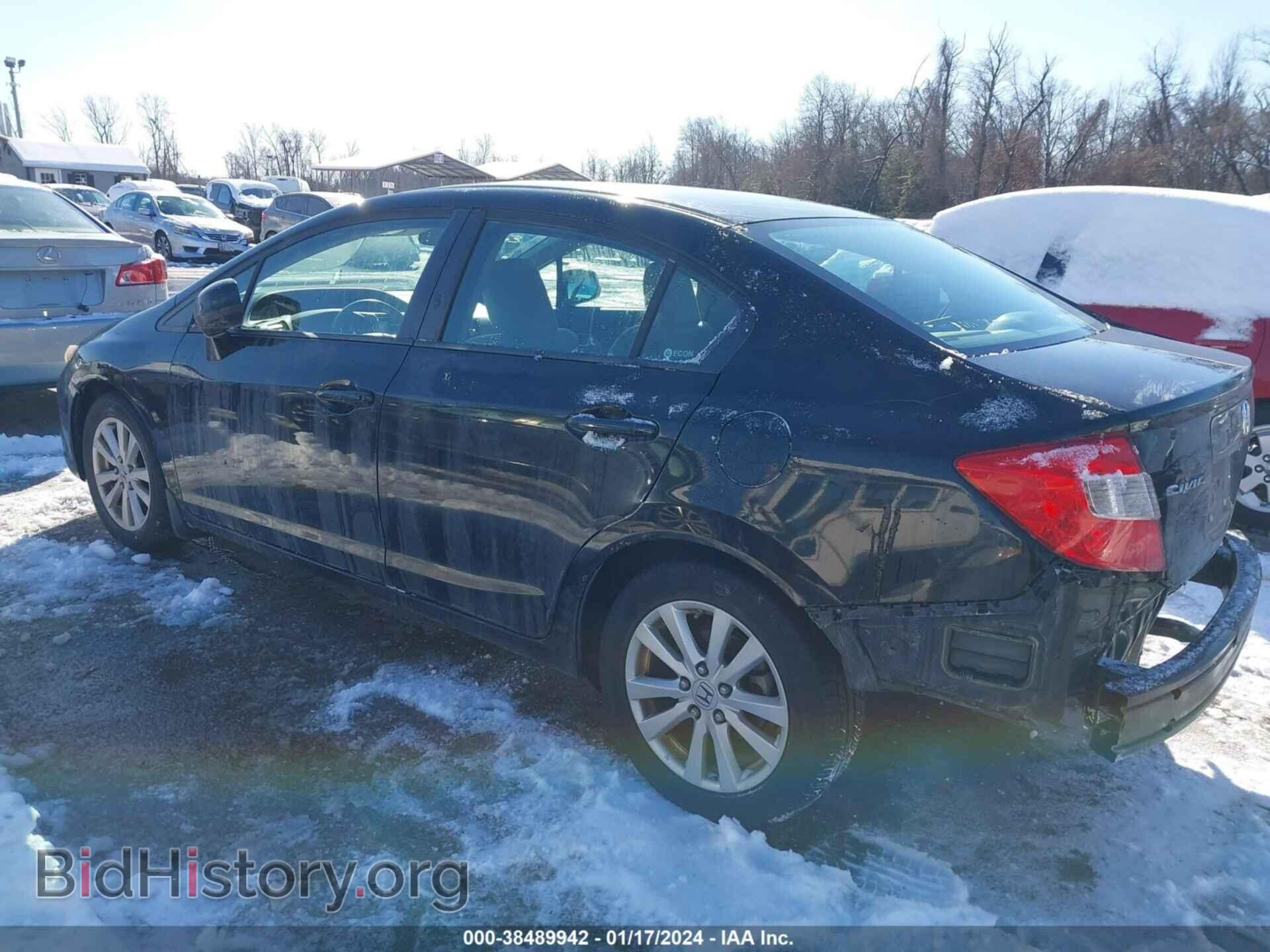 2012 HONDA CIVIC - VIN: 19XFB2F86CE392832 - Фото 3