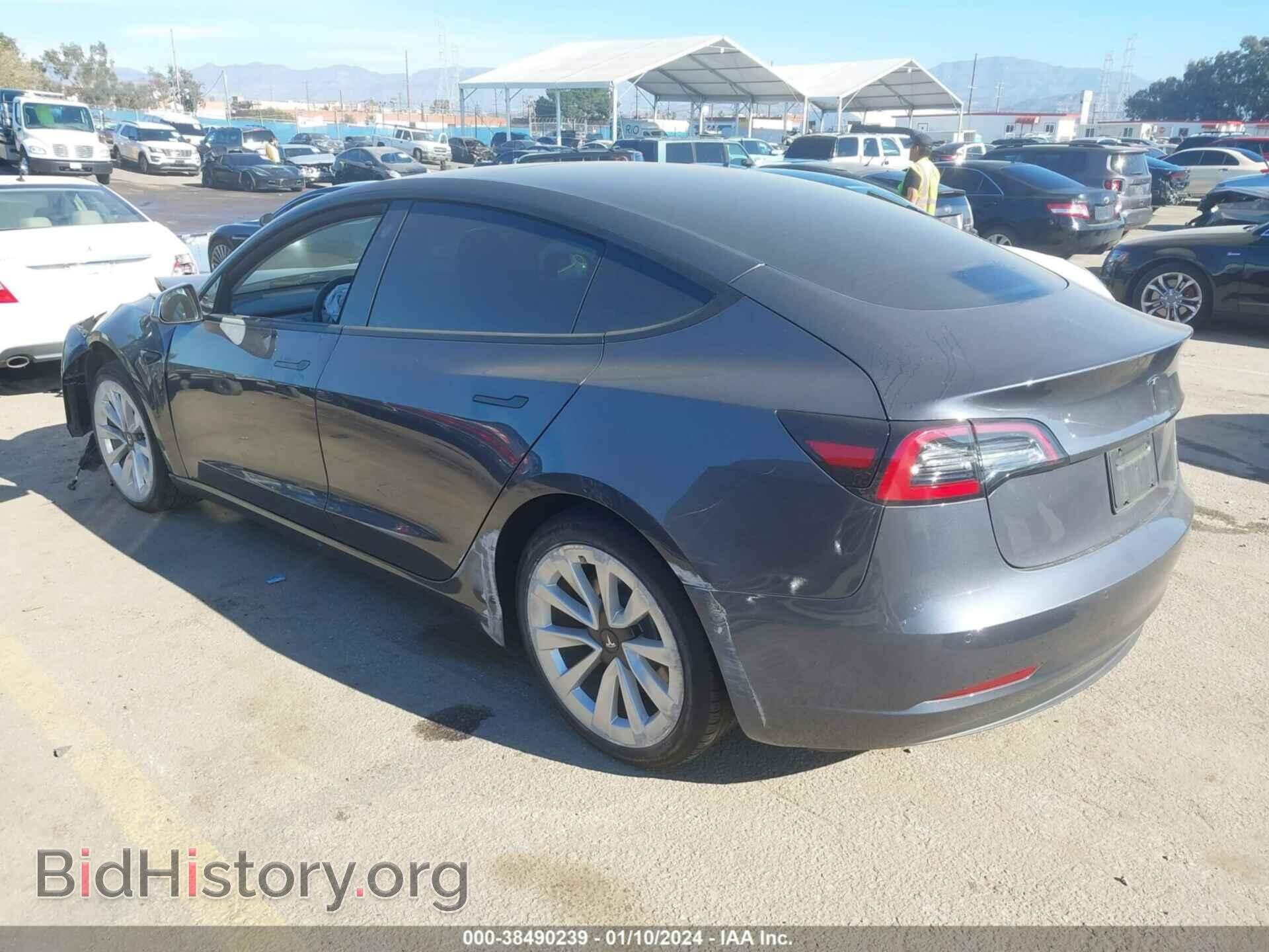 2022 TESLA MODEL 3 - VIN: 5YJ3E1EA4NF253885 - Фото 3