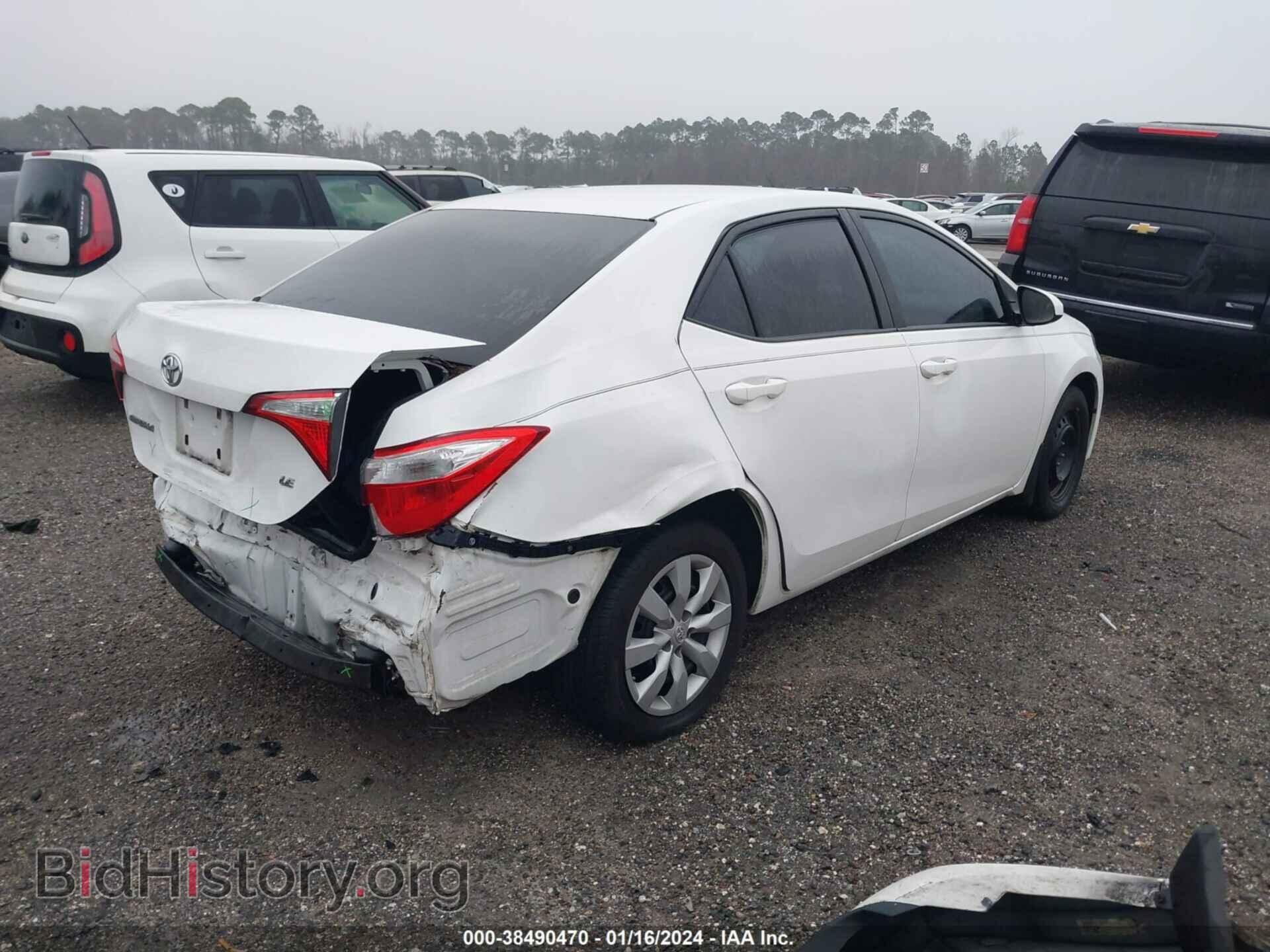 2015 TOYOTA COROLLA - VIN: 2T1BURHEXFC288027 - Фото 4