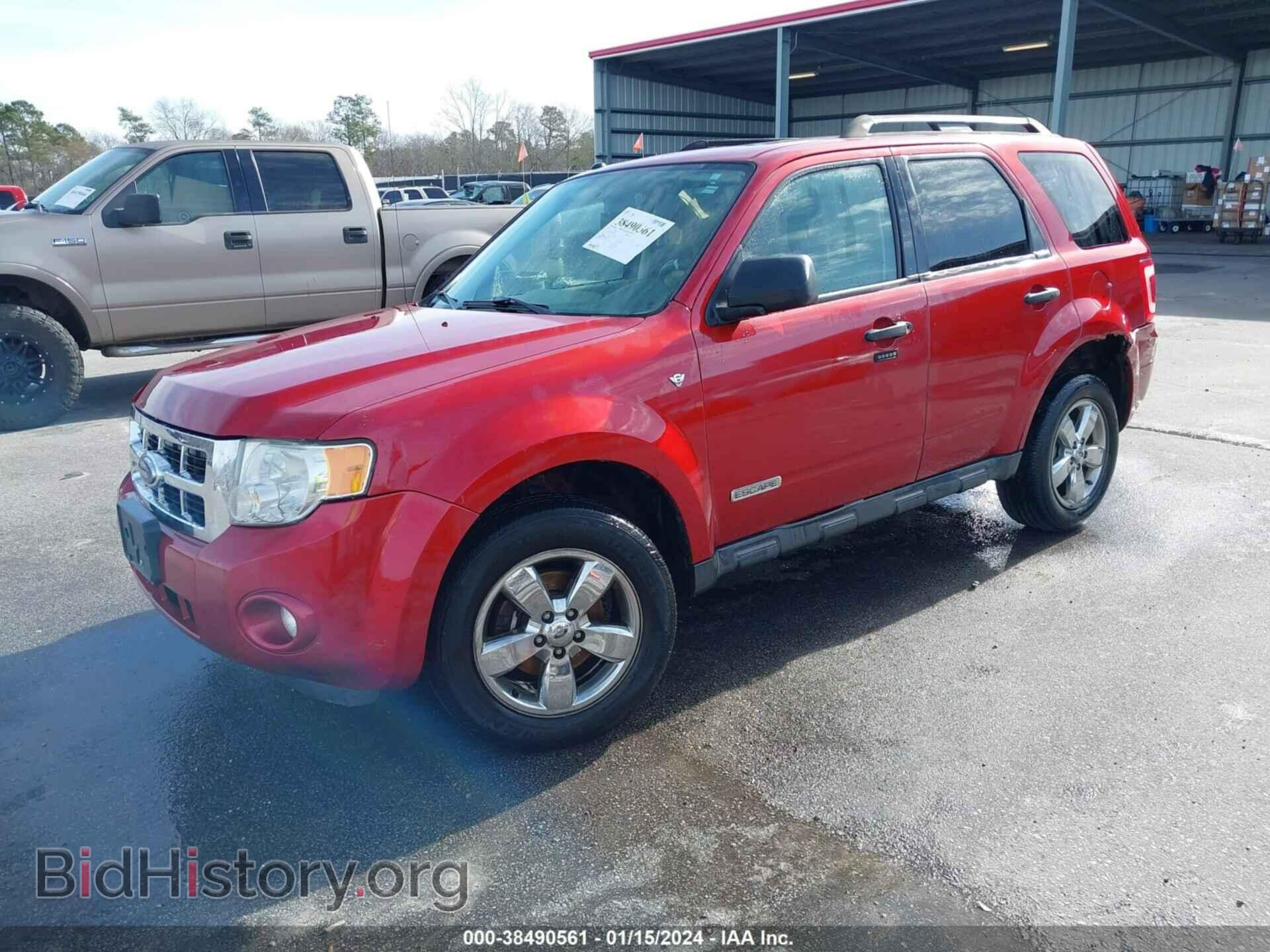 2008 FORD ESCAPE - VIN: 1FMCU93128KC99495 - Фото 2