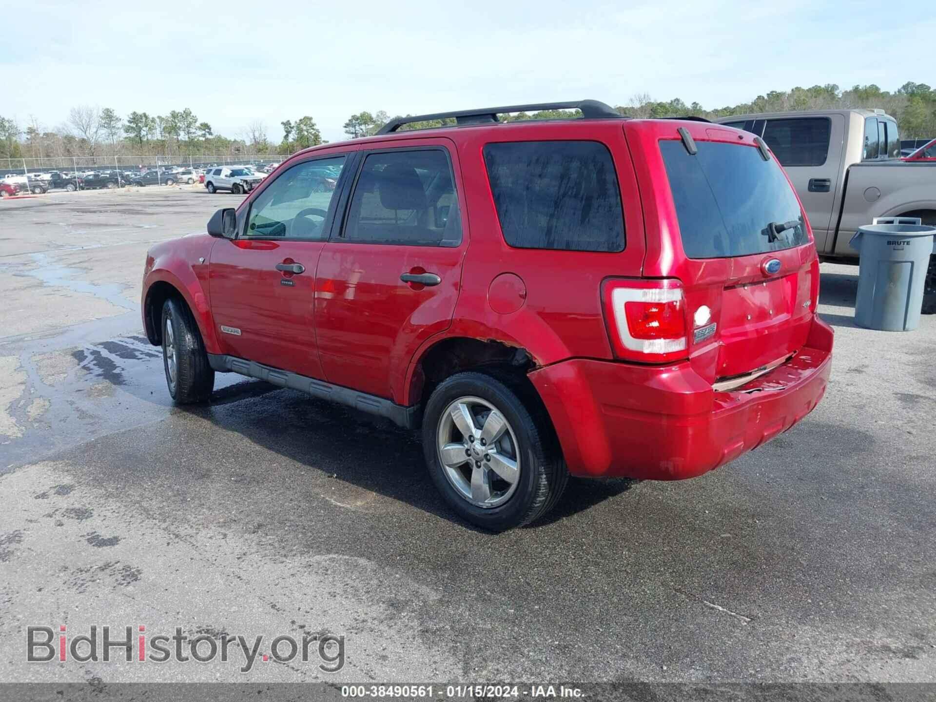 2008 FORD ESCAPE - VIN: 1FMCU93128KC99495 - Фото 3