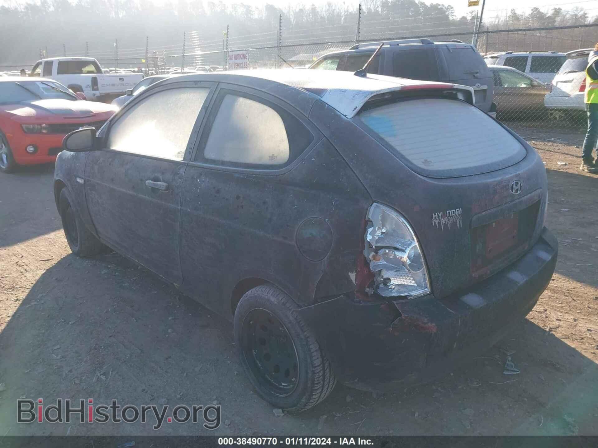 2007 HYUNDAI ACCENT - VIN: KMHCM36C27U019376 - Фото 3
