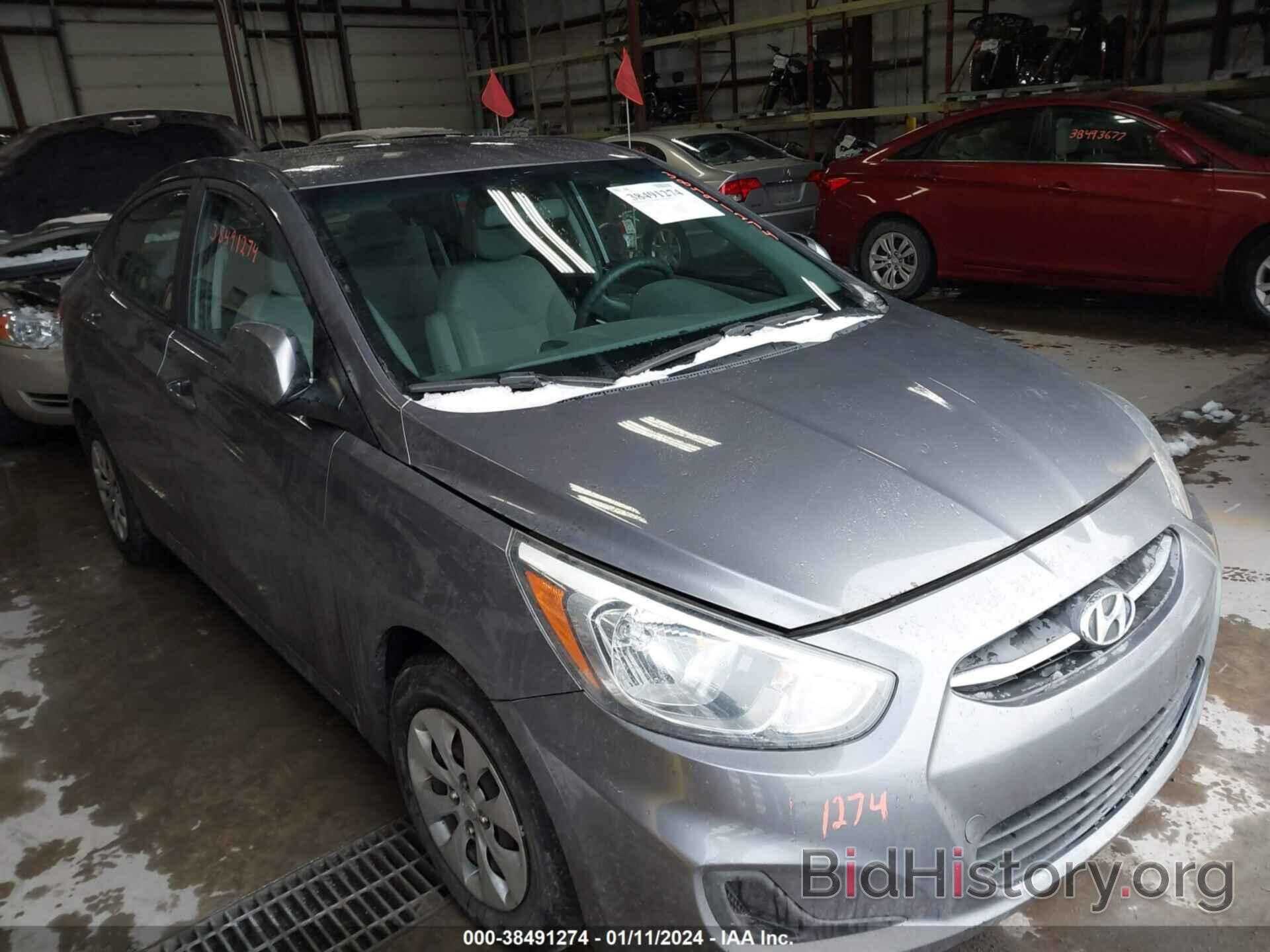 Photo KMHCT4AE9GU073582 - HYUNDAI ACCENT 2016