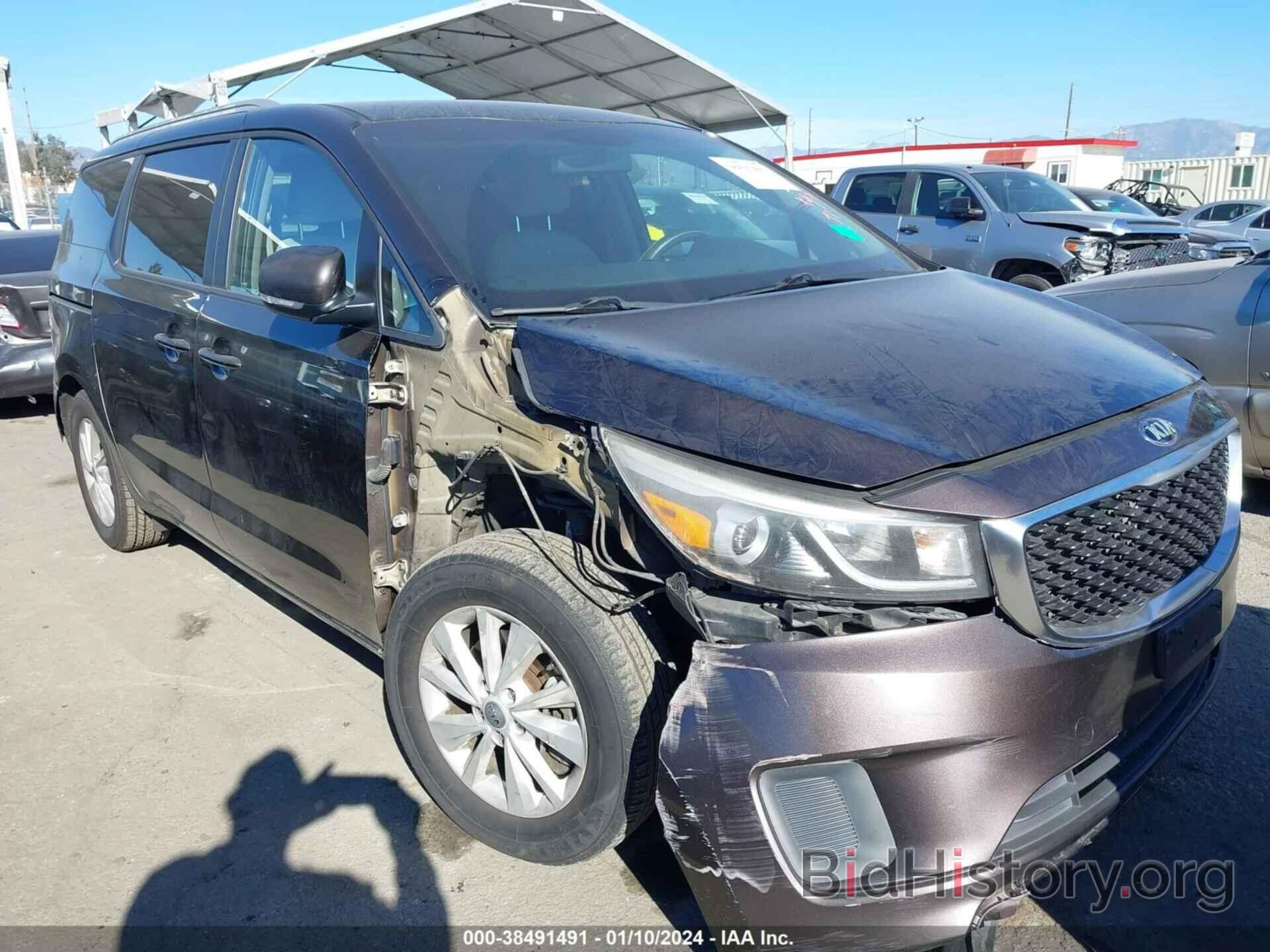 Photo KNDMB5C14G6197839 - KIA SEDONA 2016