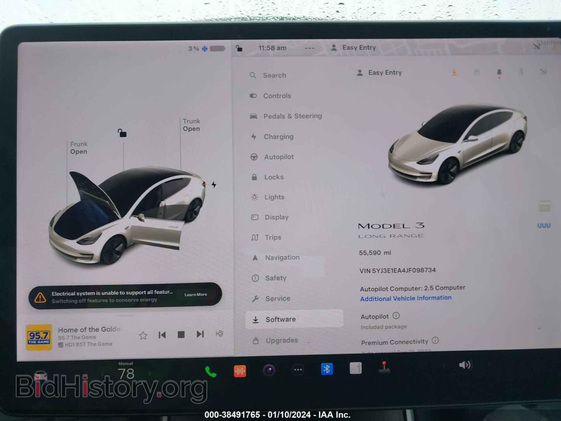 2018 TESLA MODEL 3 - VIN: 5YJ3E1EA4JF098734 - Фото 7