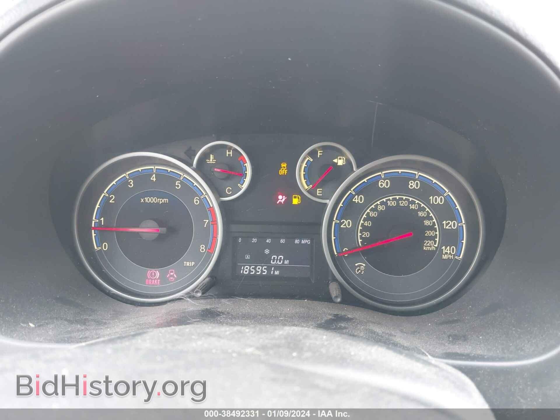 2012 SUZUKI SX4 - VIN: JS2YC5A37C6305468 - Фото 7
