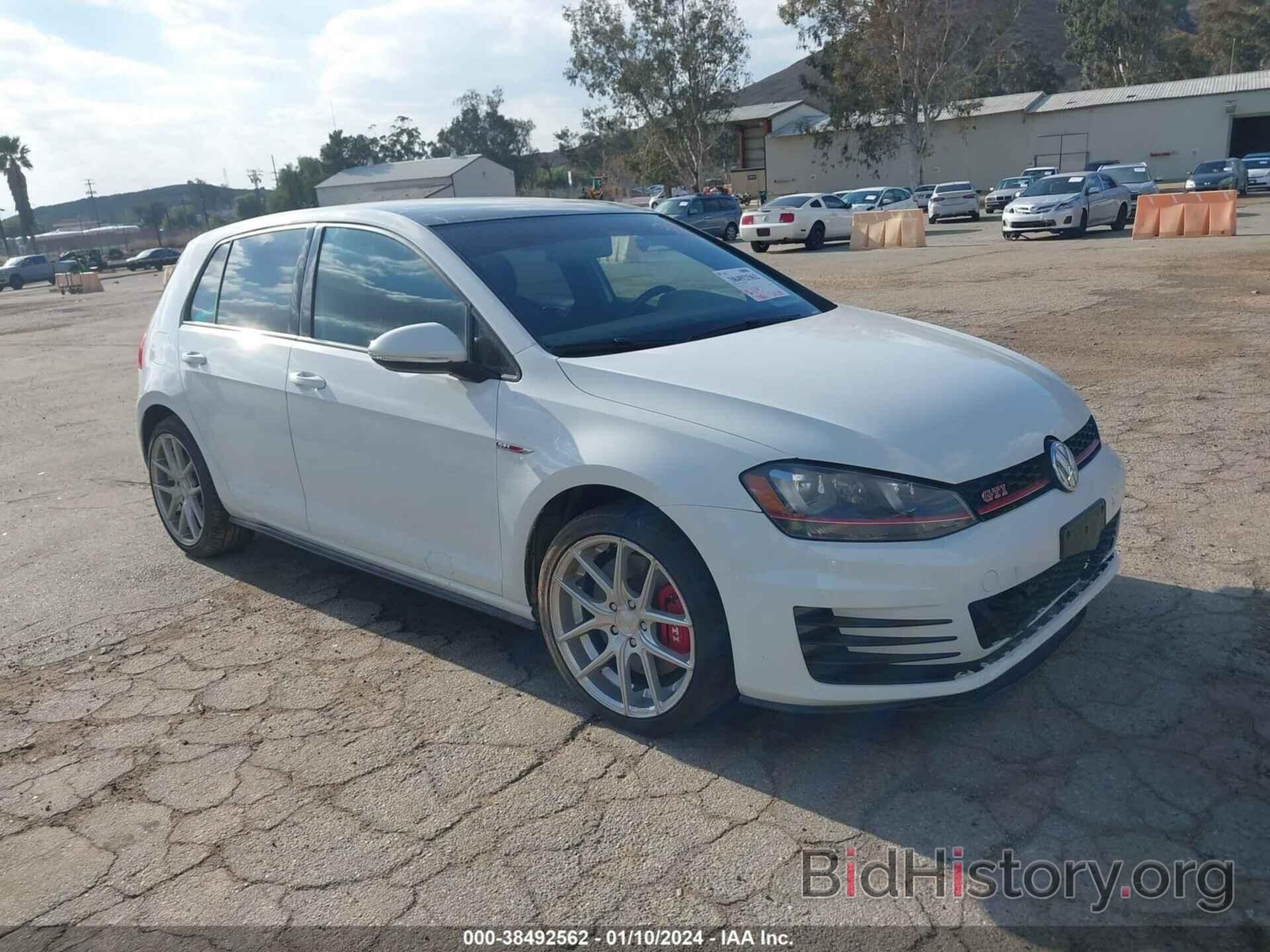 Photo 3VW547AU4HM003235 - VOLKSWAGEN GOLF GTI 2017