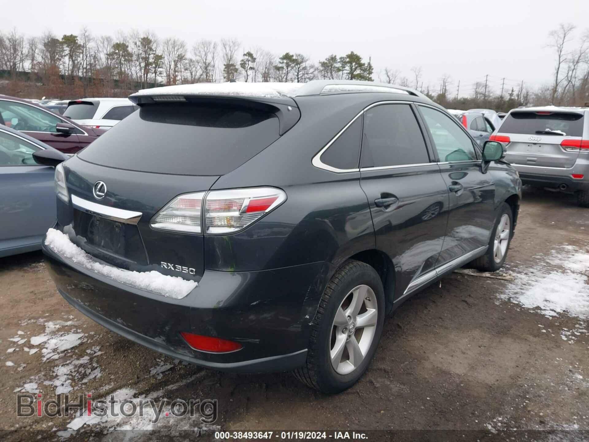 2011 LEXUS RX 350 - VIN: 2T2BK1BA7BC092405 - Фото 4