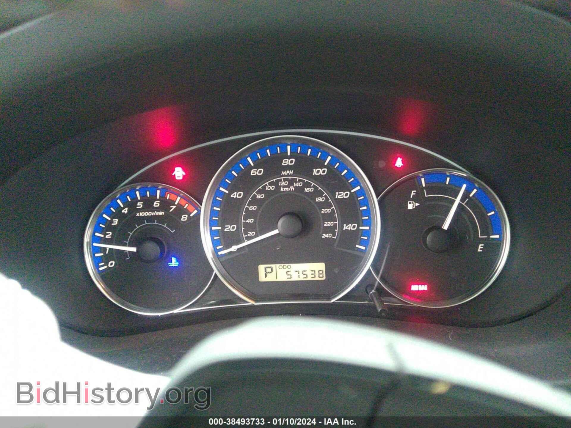 2011 SUBARU FORESTER - VIN: JF2SHAEC9BH749833 - Фото 7