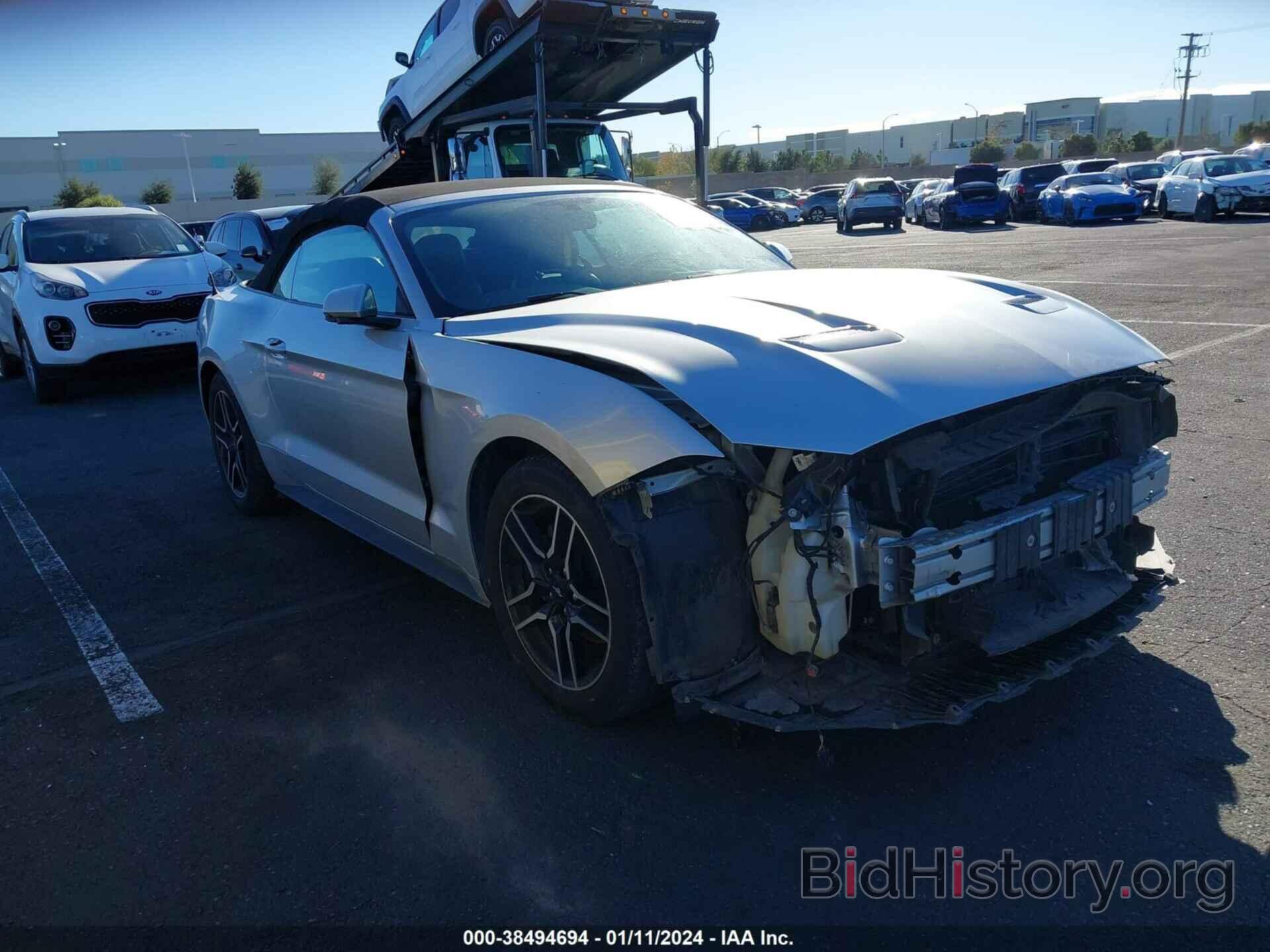 Photo 1FATP8UH4K5109810 - FORD MUSTANG 2019