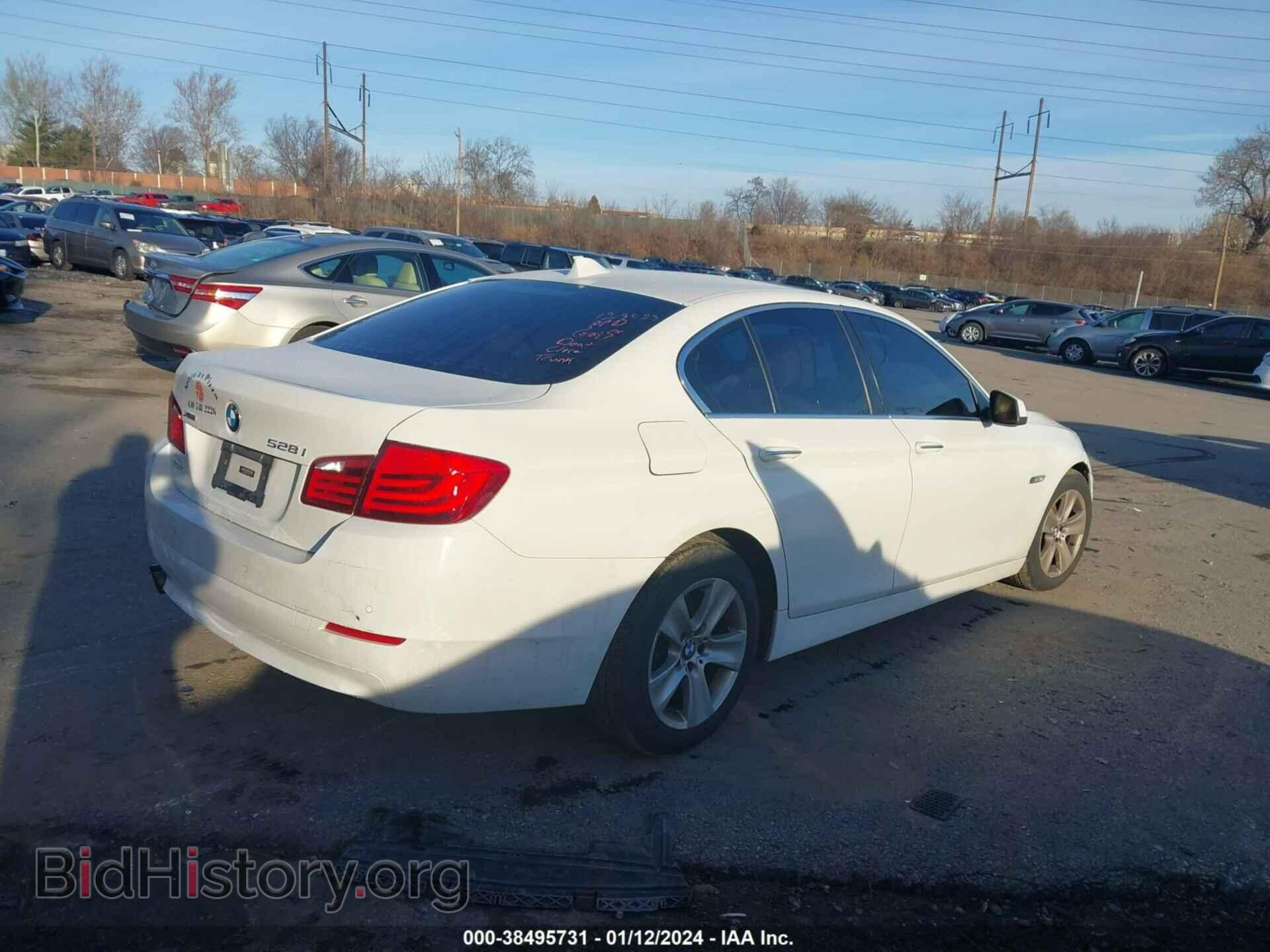 2013 BMW 528I - VIN: WBAXH5C57DDW15877 - Фото 4