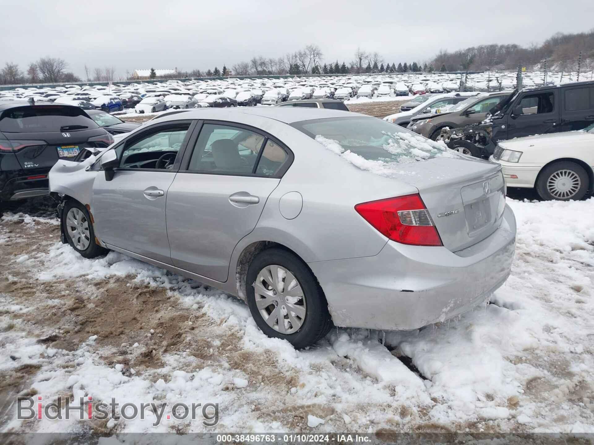 2012 HONDA CIVIC - VIN: 19XFB2F56CE090852 - Фото 3